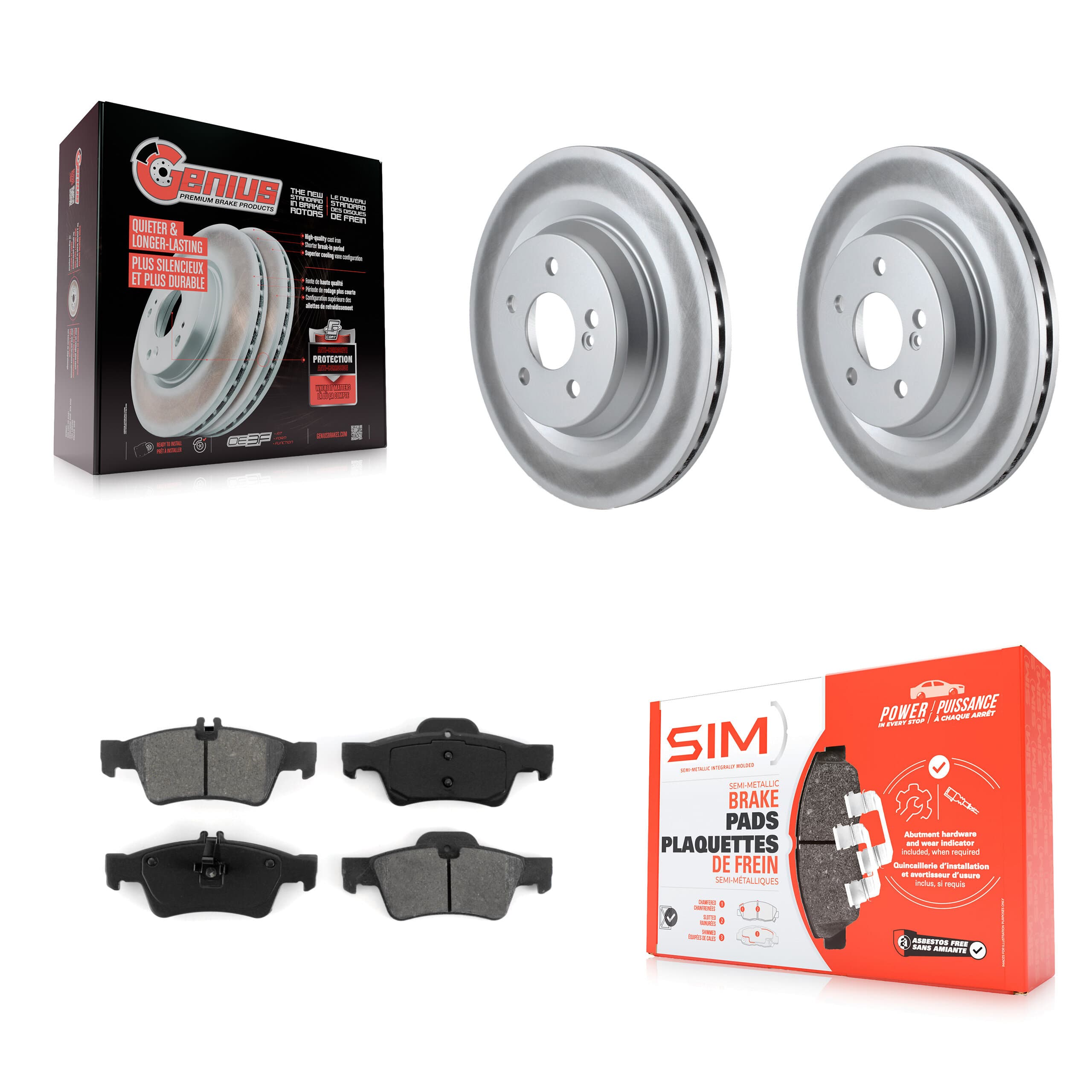 Transit Auto - KGS-101493 - Rear Disc Brake Kits image 1