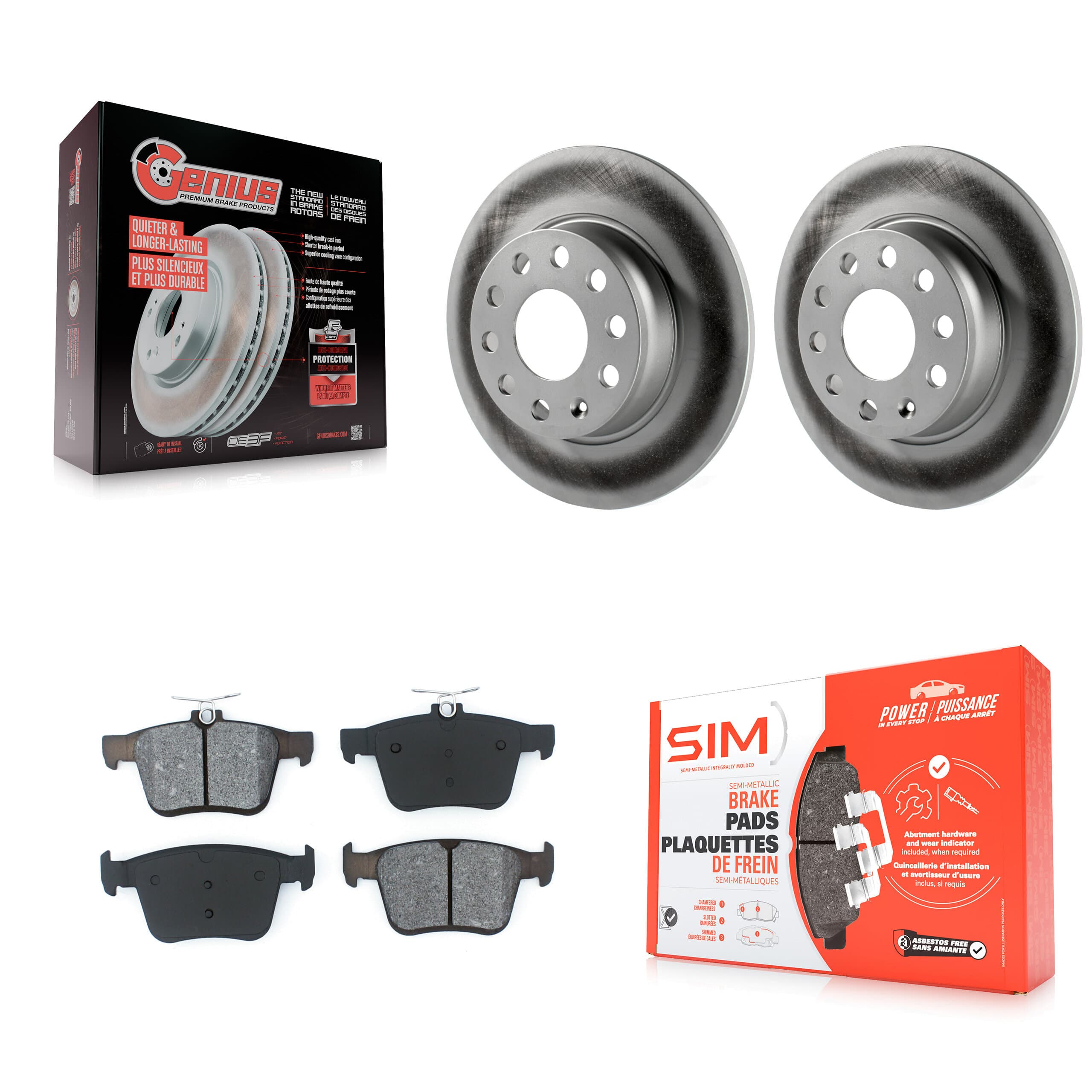 Transit Auto - KGS-101685 - Rear Disc Brake Kits image 1