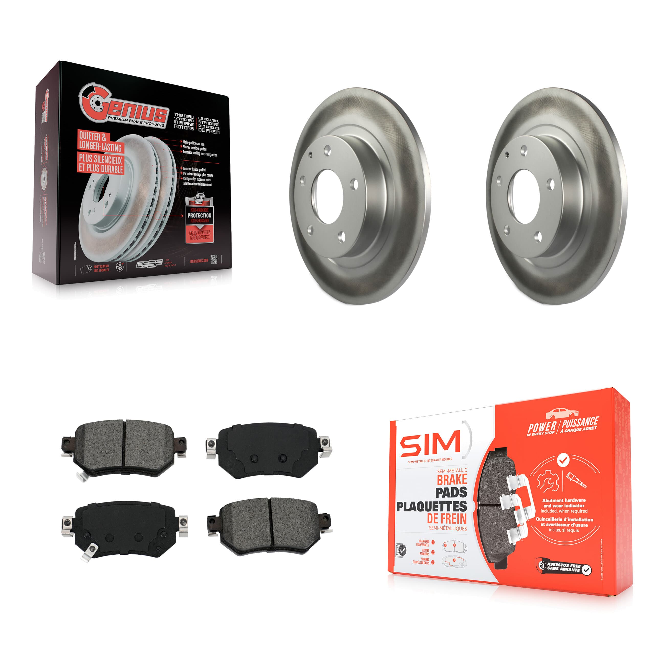 Transit Auto - KGS-101771 - Rear Disc Brake Kits image 1
