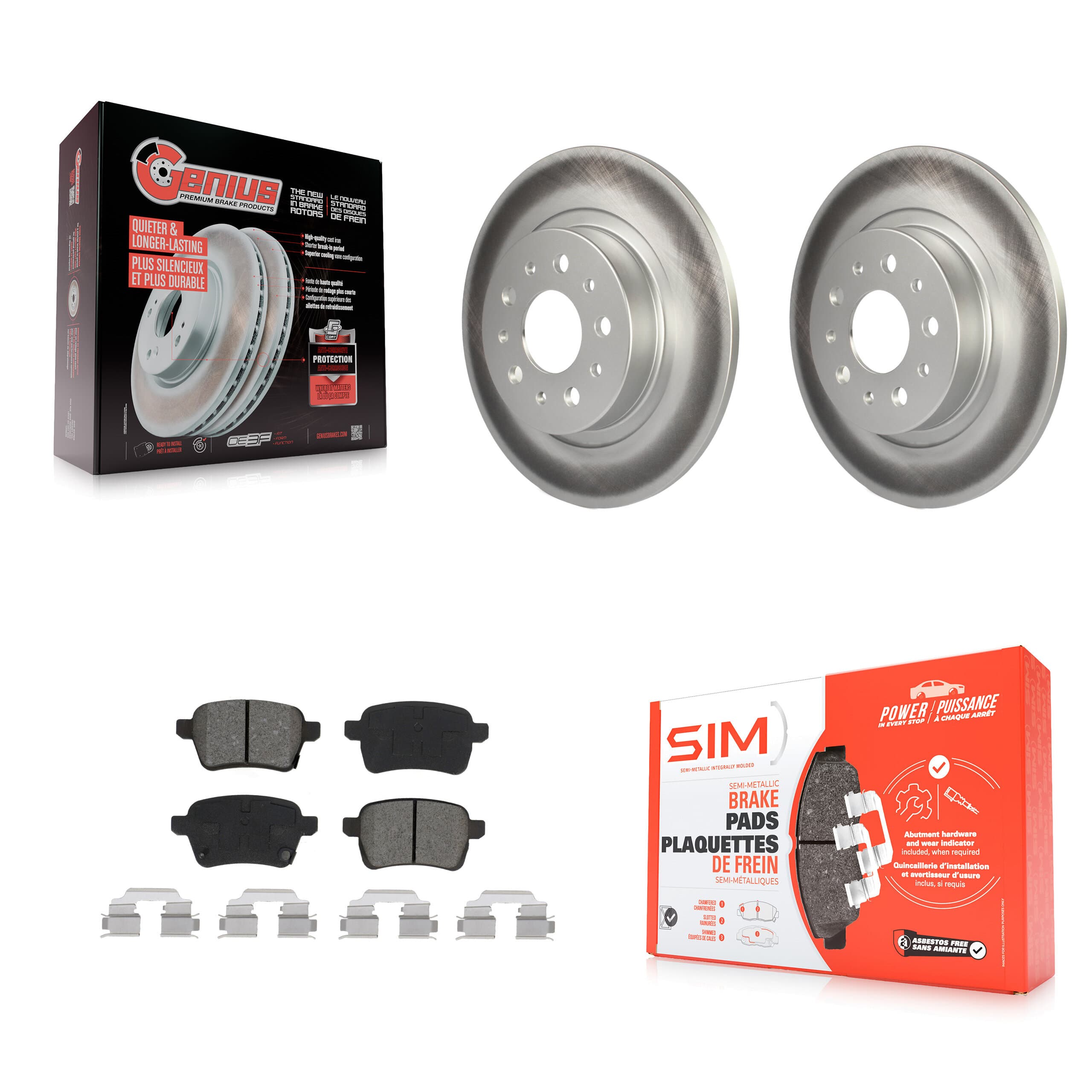Transit Auto - KGS-101780 - Rear Disc Brake Kits image 1