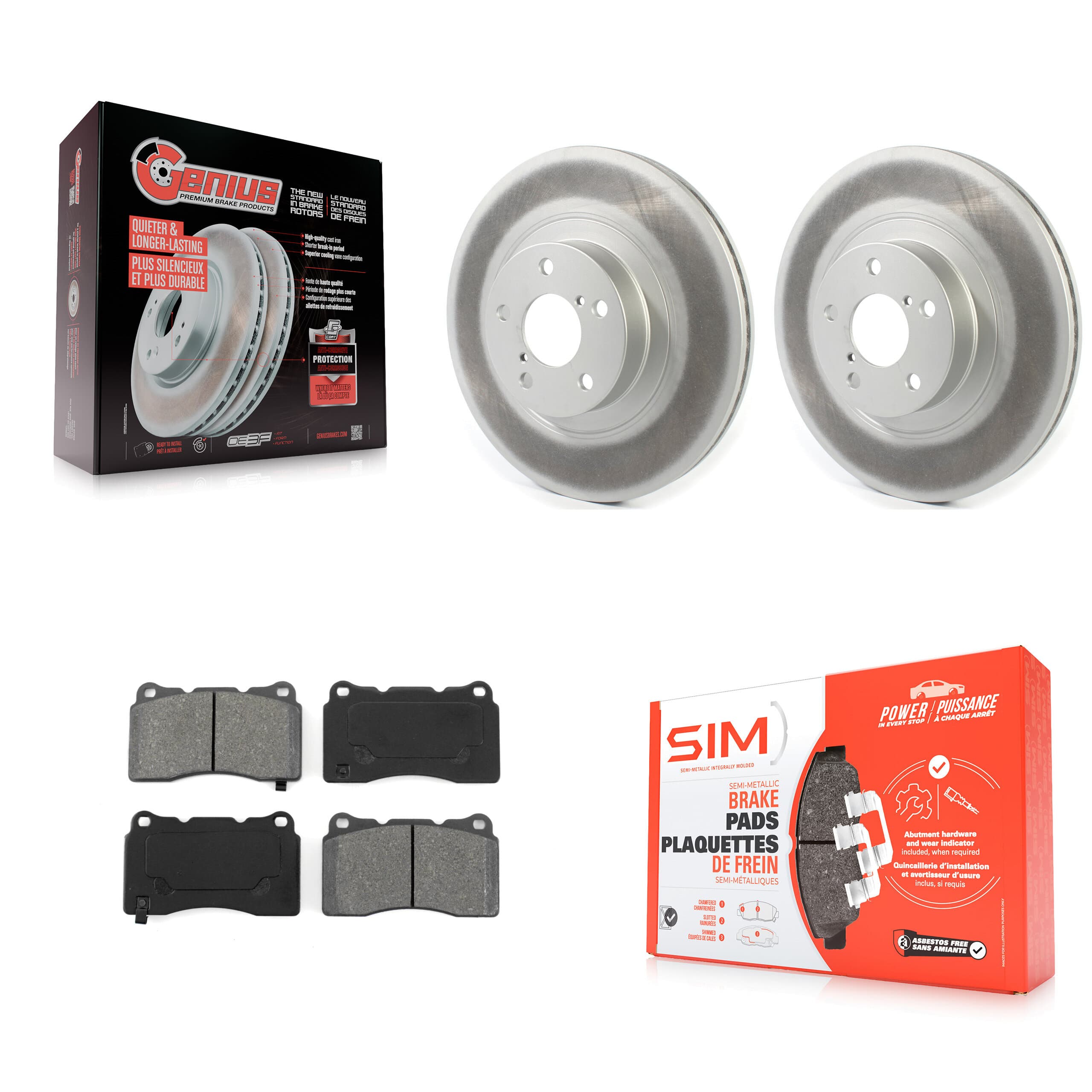 Transit Auto - KGS-101790 - Front Disc Brake Kits image 1