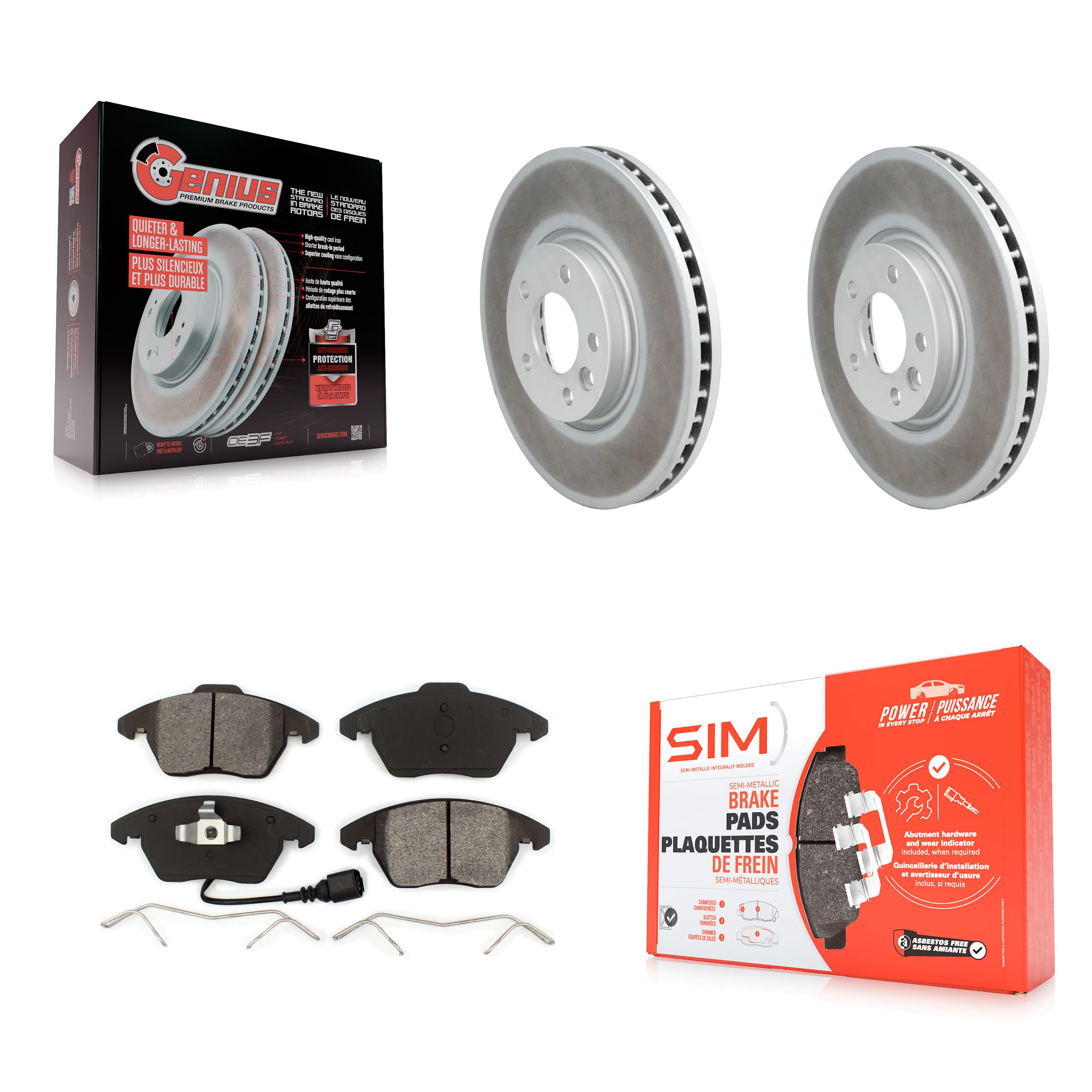 Transit Auto - KGS-101796 - Front Disc Brake Kits image 1