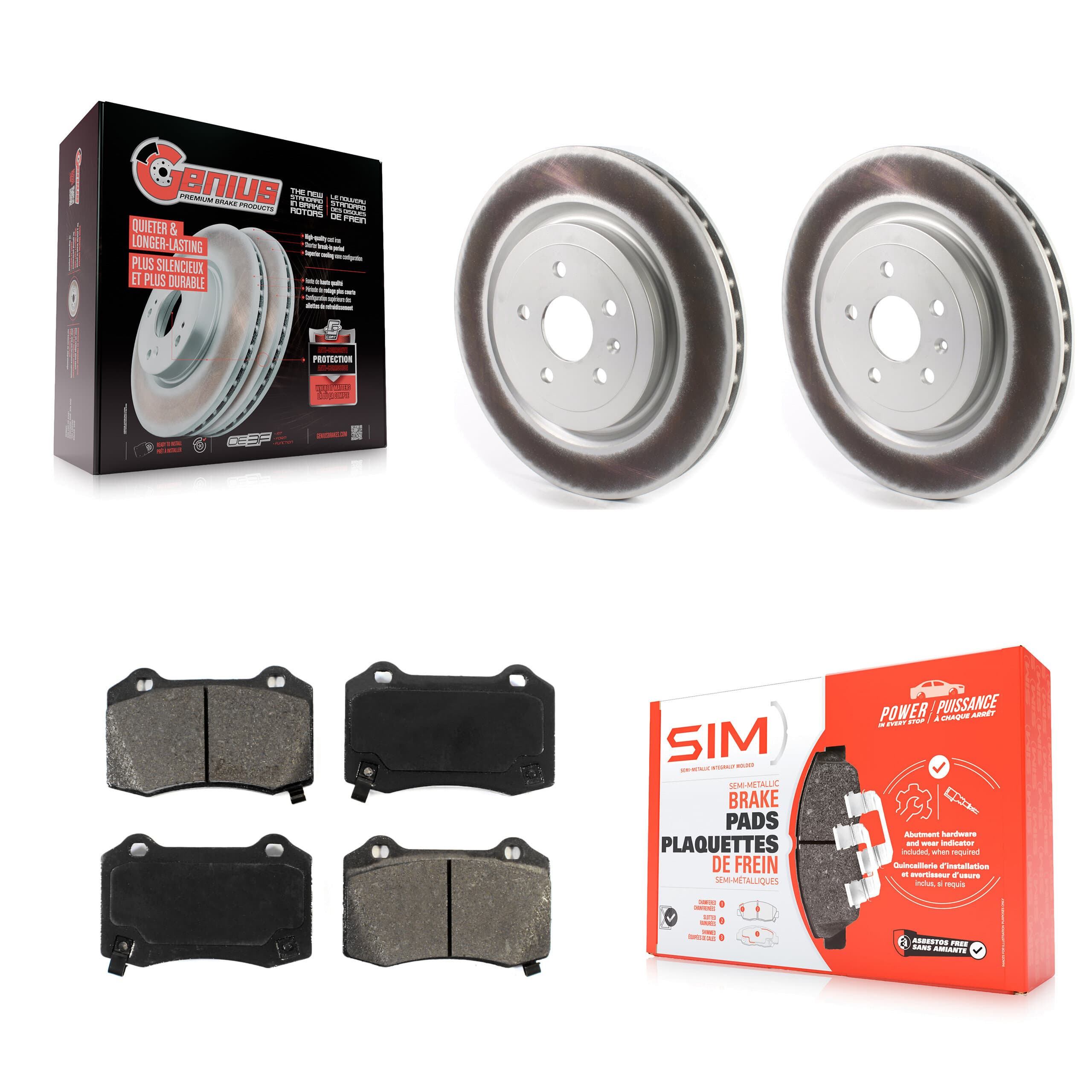 Transit Auto - KGS-101860 - Rear Disc Brake Kits image 1