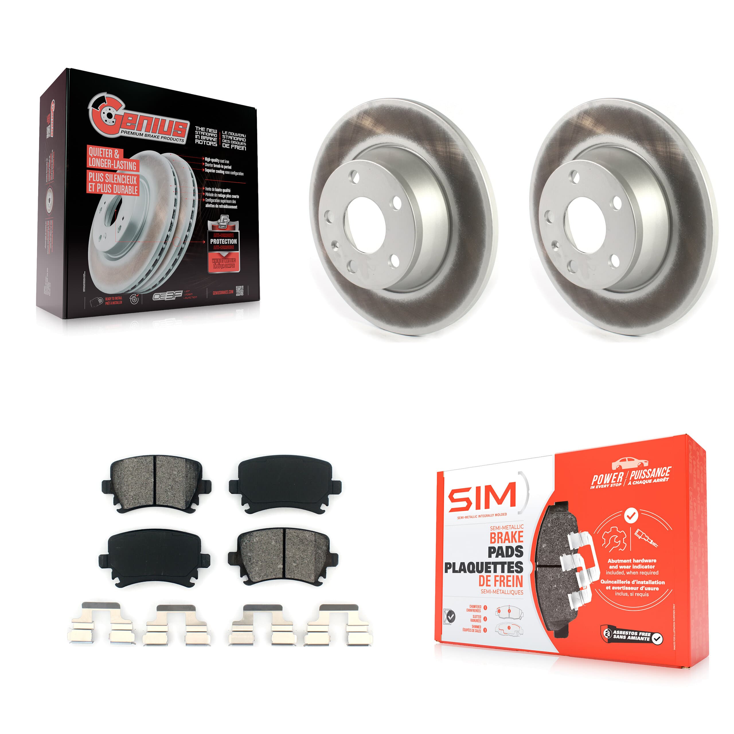 Transit Auto - KGS-101869 - Rear Disc Brake Kits image 1