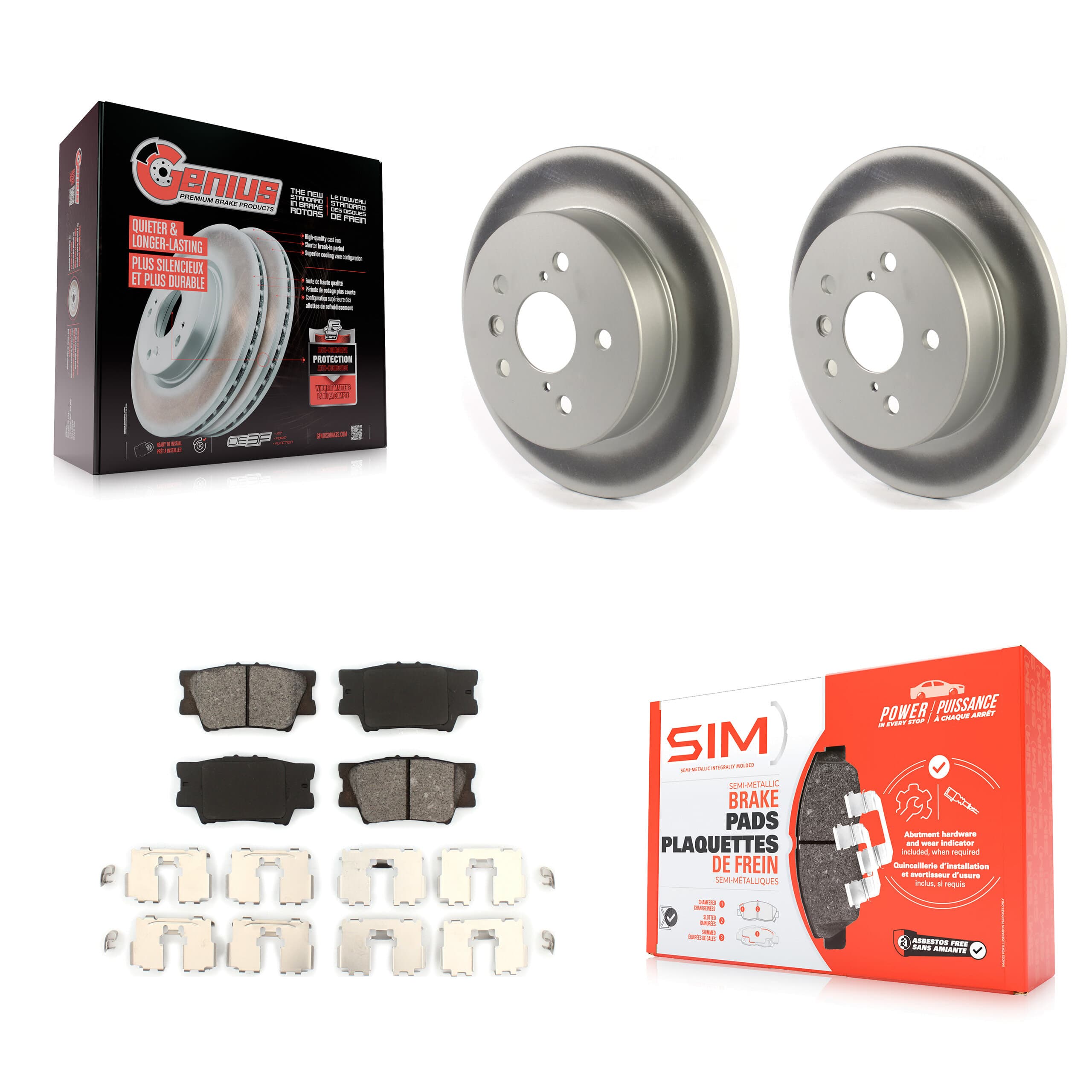 Transit Auto - KGS-101874 - Rear Disc Brake Kits image 1