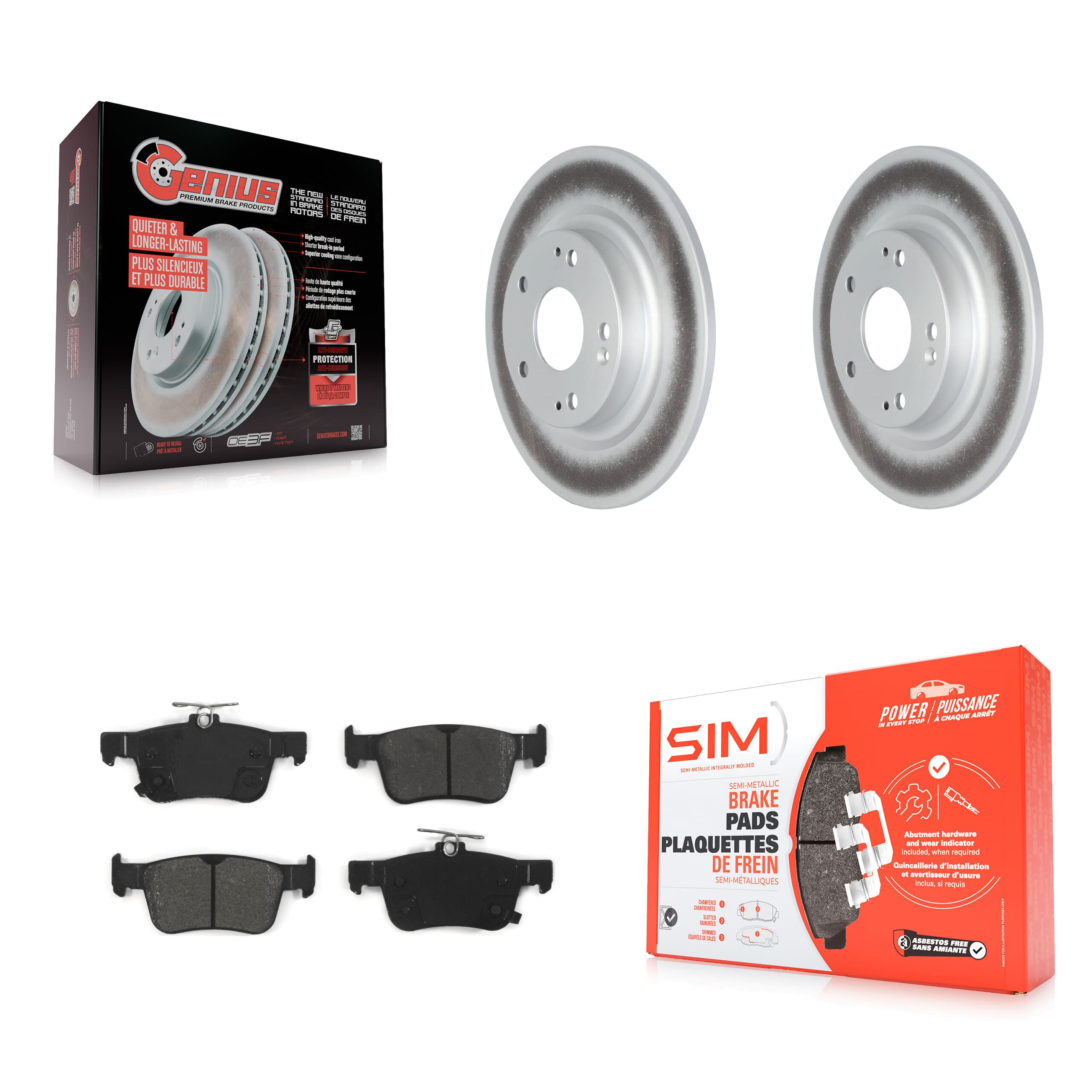 Transit Auto - KGS-101875 - Rear Disc Brake Kits image 1