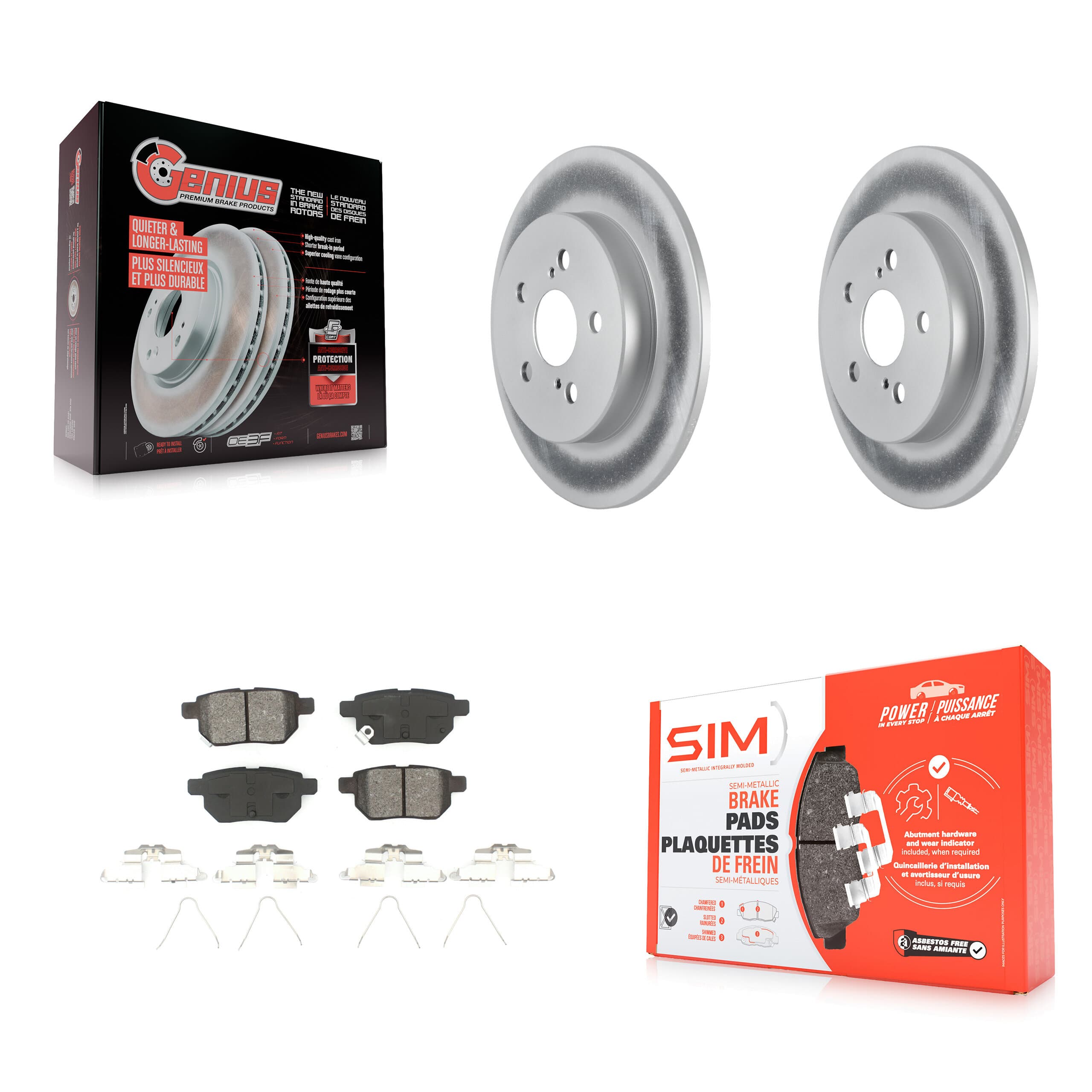Transit Auto - KGS-101877 - Rear Disc Brake Kits image 1