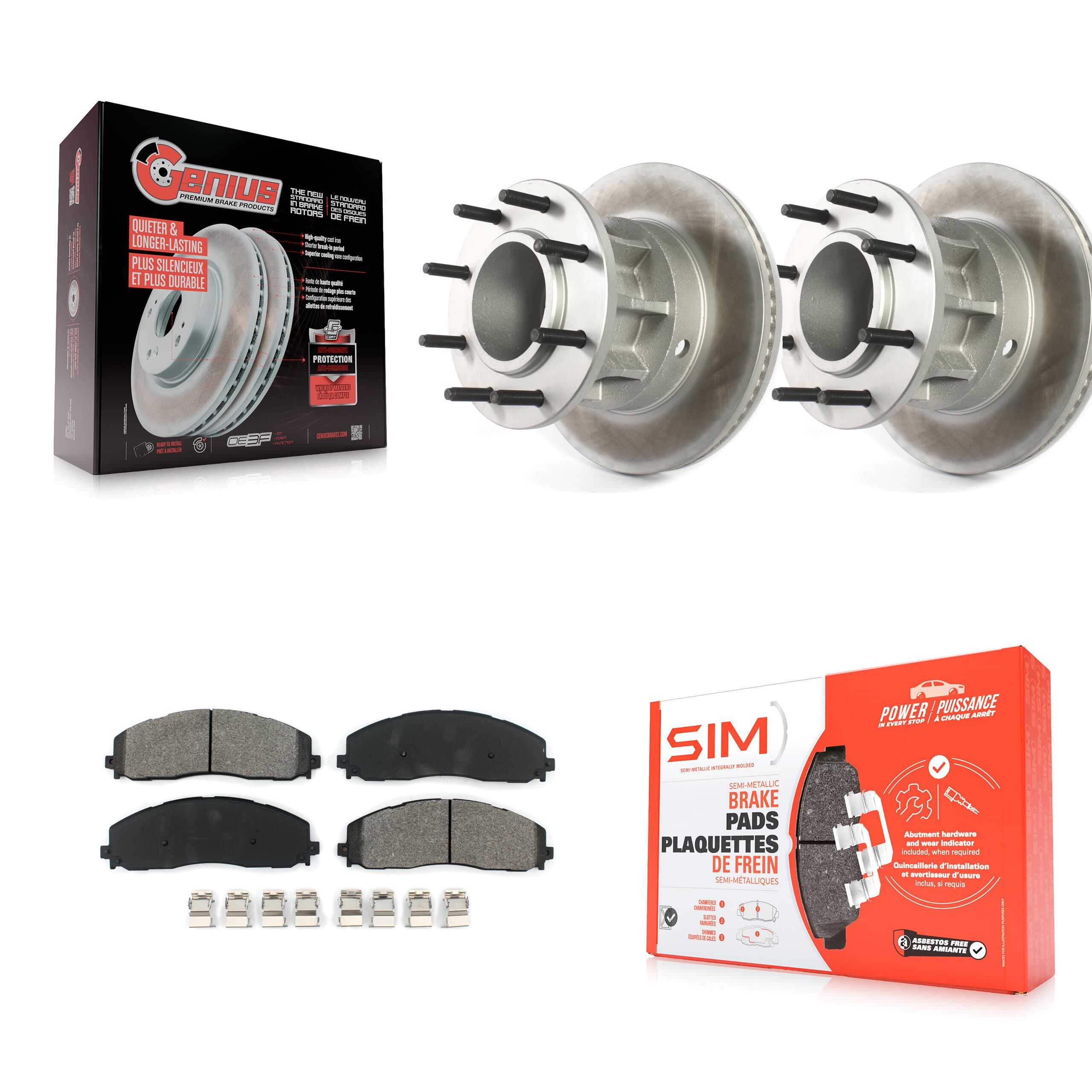 Transit Auto - KGS-101880 - Front Disc Brake Kits image 1