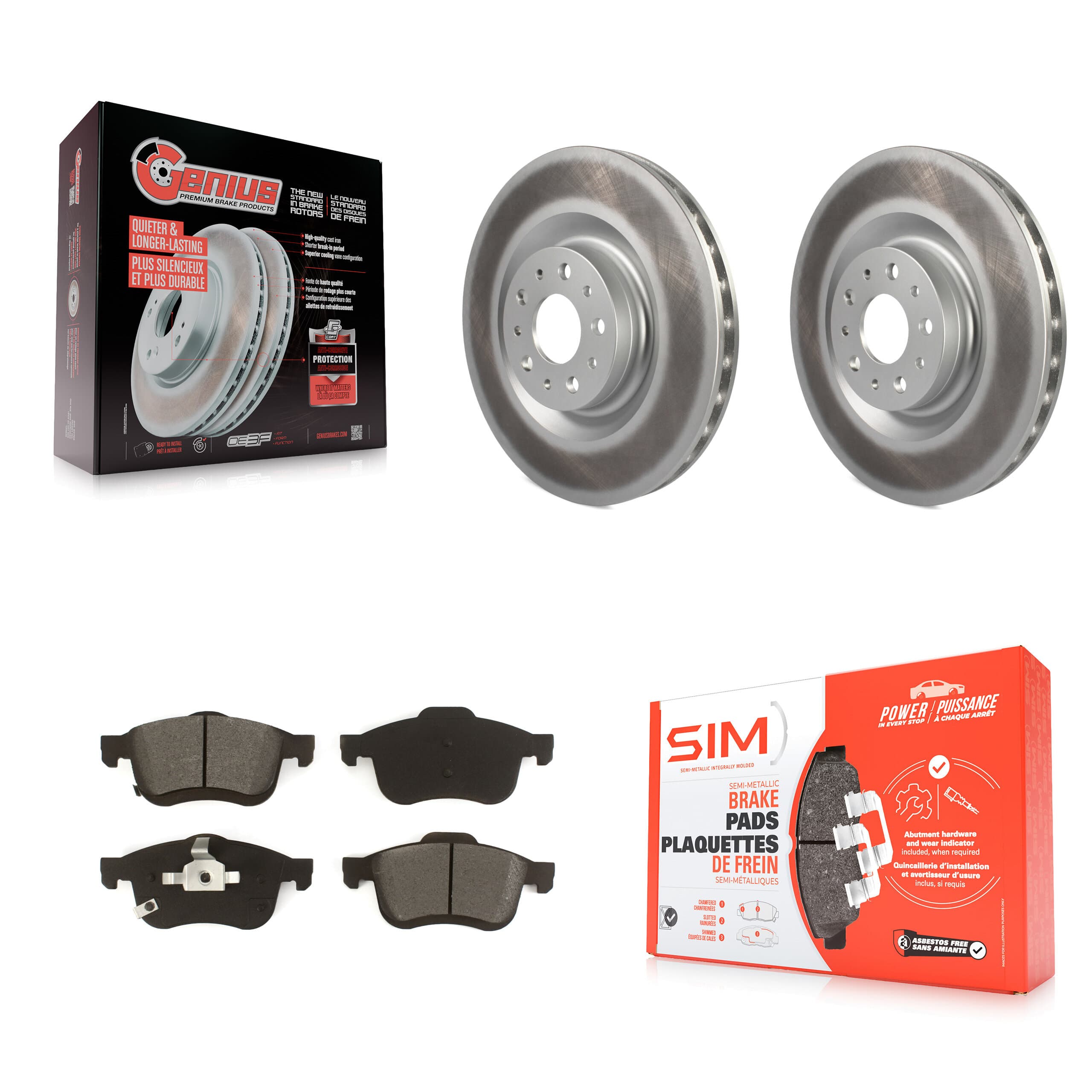 Transit Auto - KGS-101911 - Front Disc Brake Kits image 1