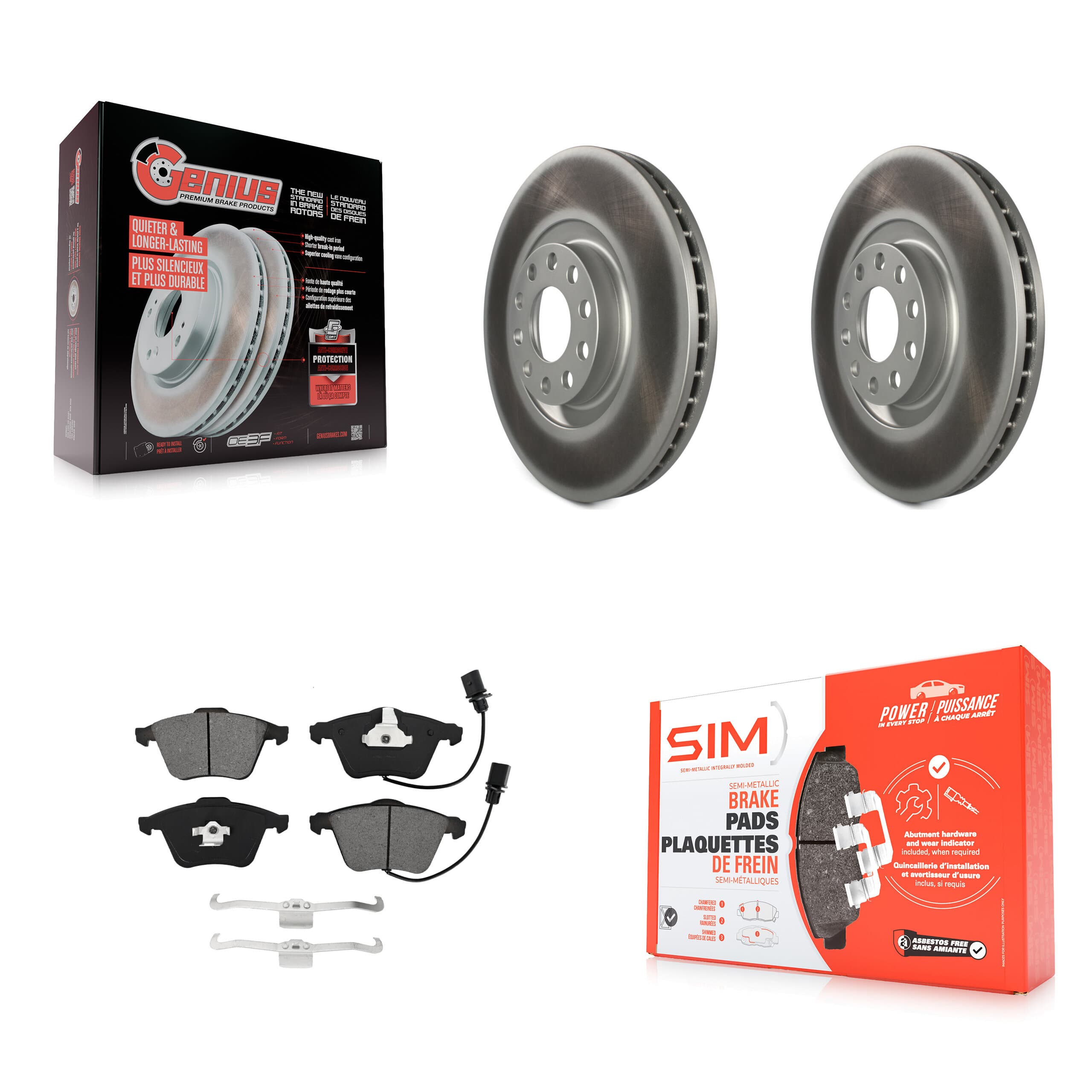 Transit Auto - KGS-101913 - Front Disc Brake Kits image 1