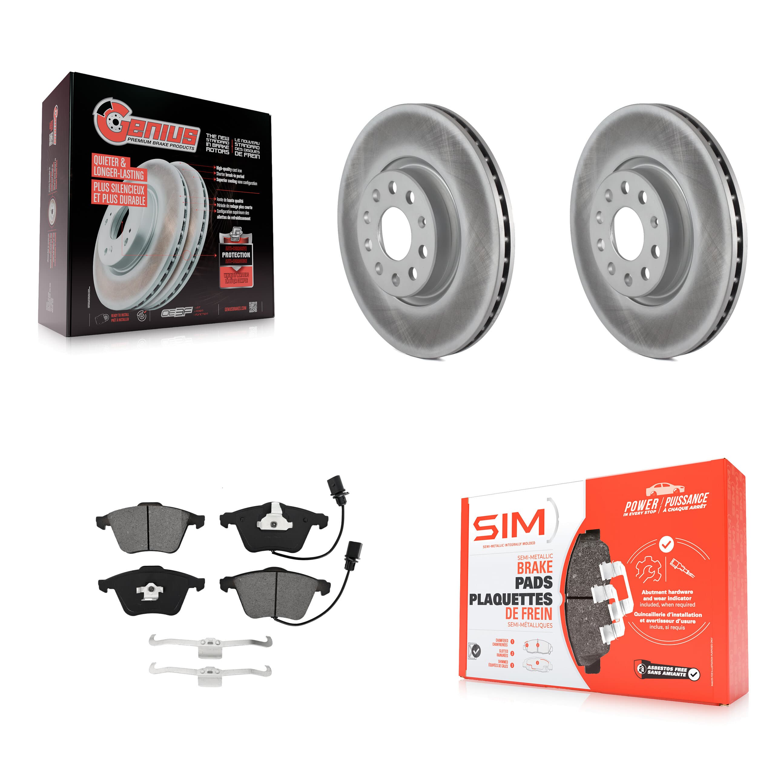 Transit Auto - KGS-101915 - Front Disc Brake Kits image 1