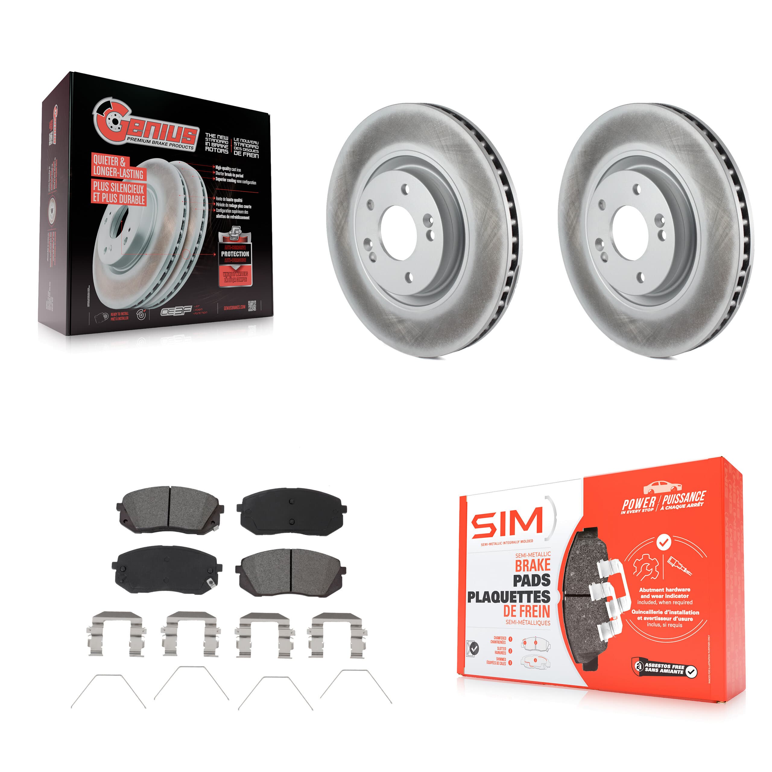 Transit Auto - KGS-101925 - Front Disc Brake Kits image 1