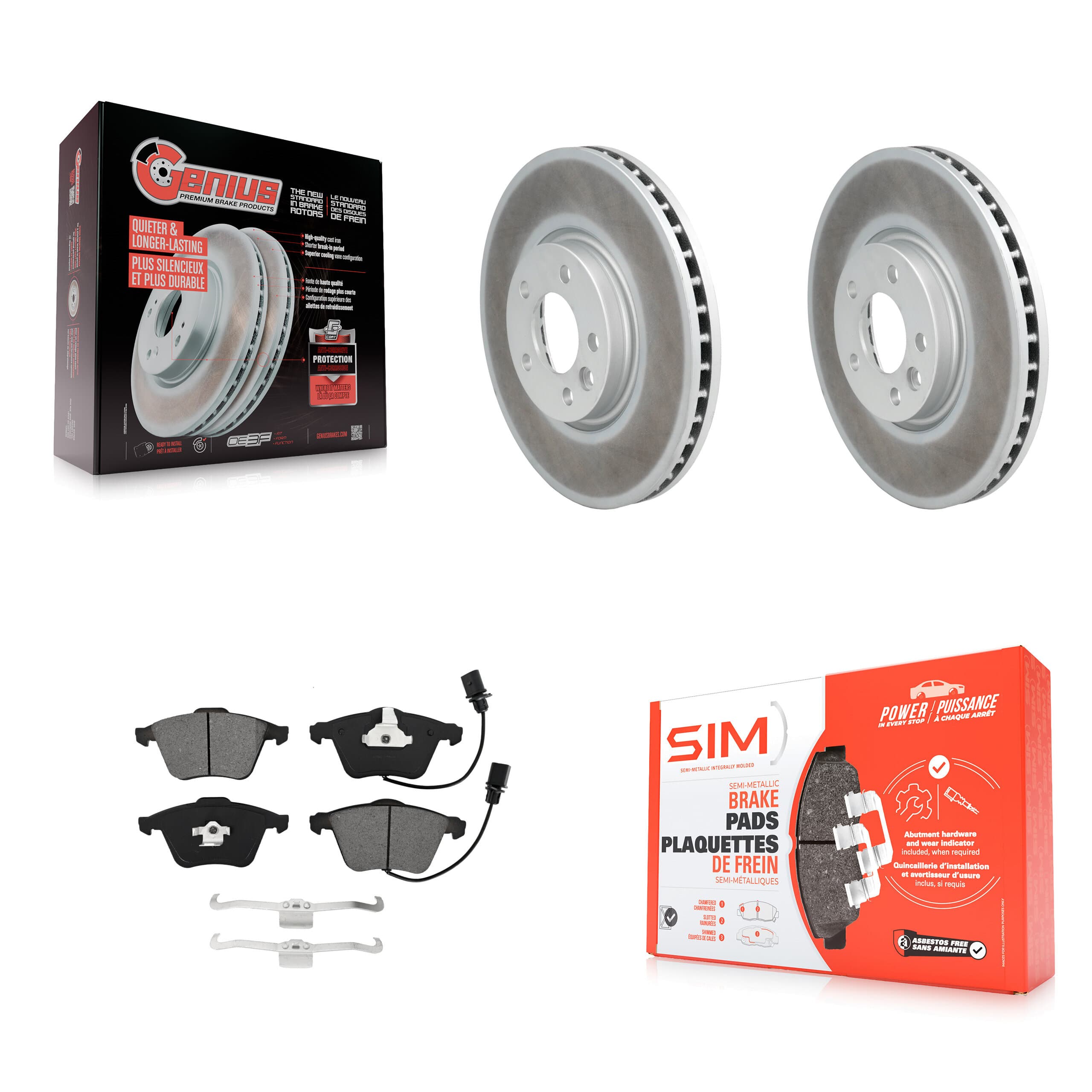 Transit Auto - KGS-101926 - Front Disc Brake Kits image 1