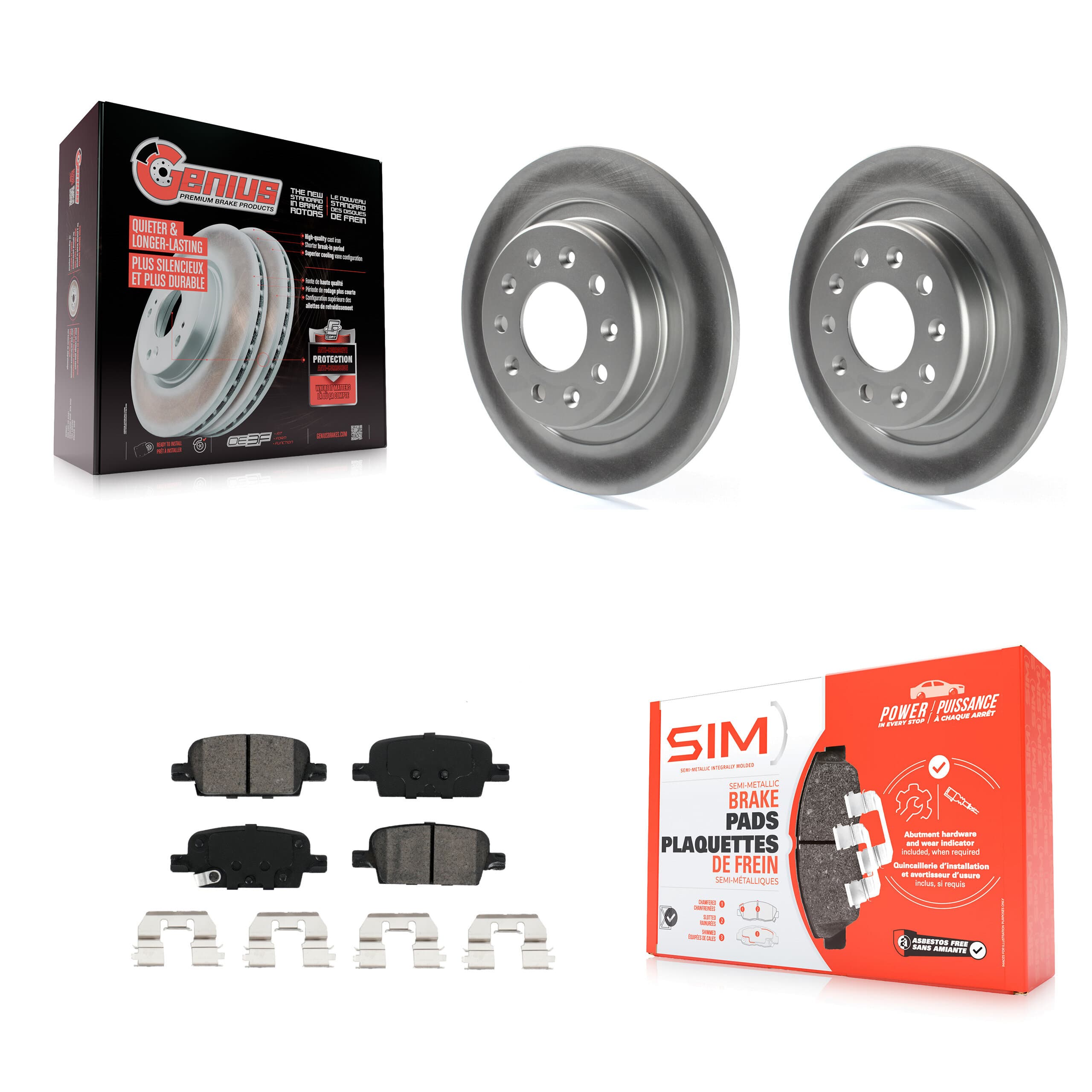 Transit Auto - KGS-102008 - Rear Disc Brake Kits image 1