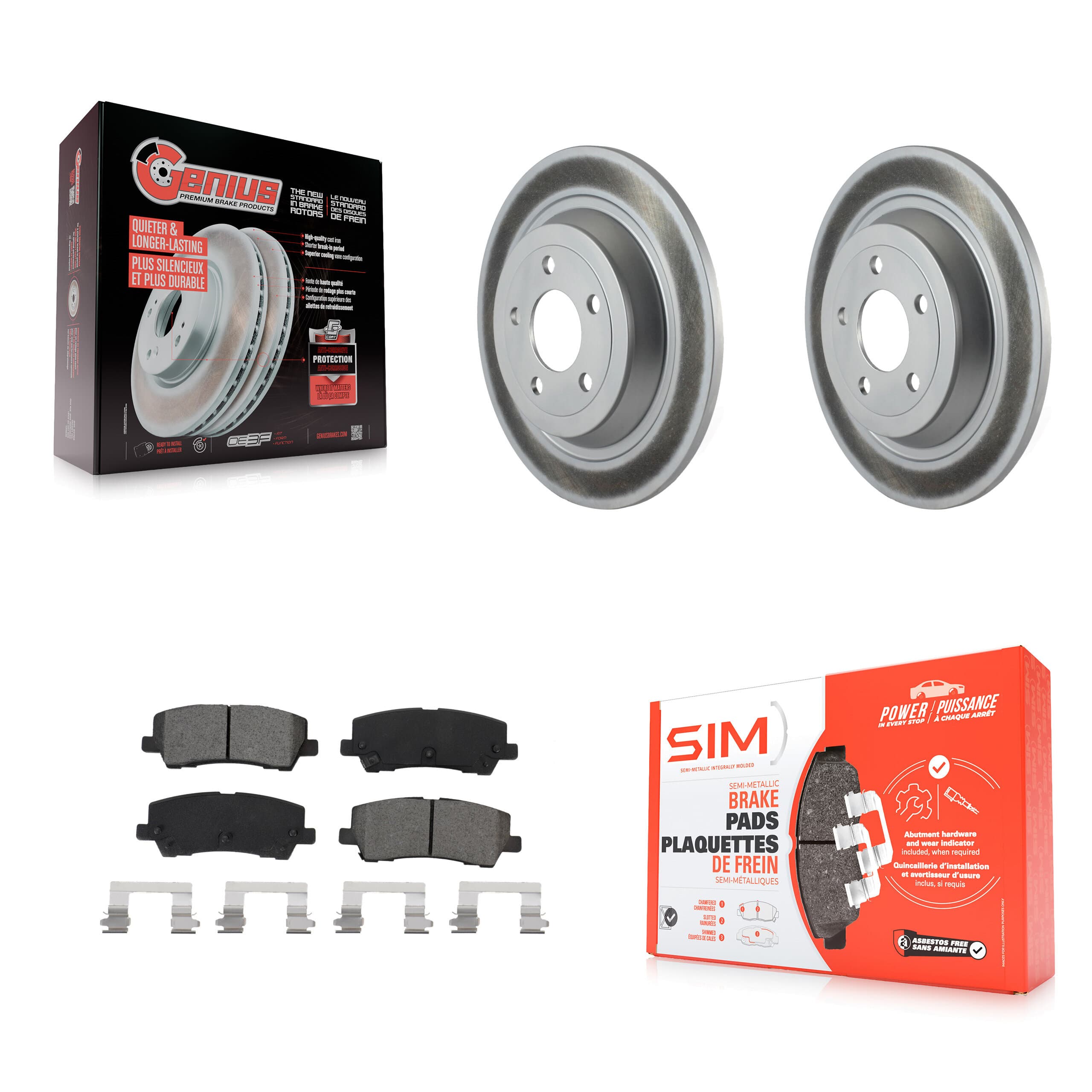 Transit Auto - KGS-102012 - Rear Disc Brake Kits image 1