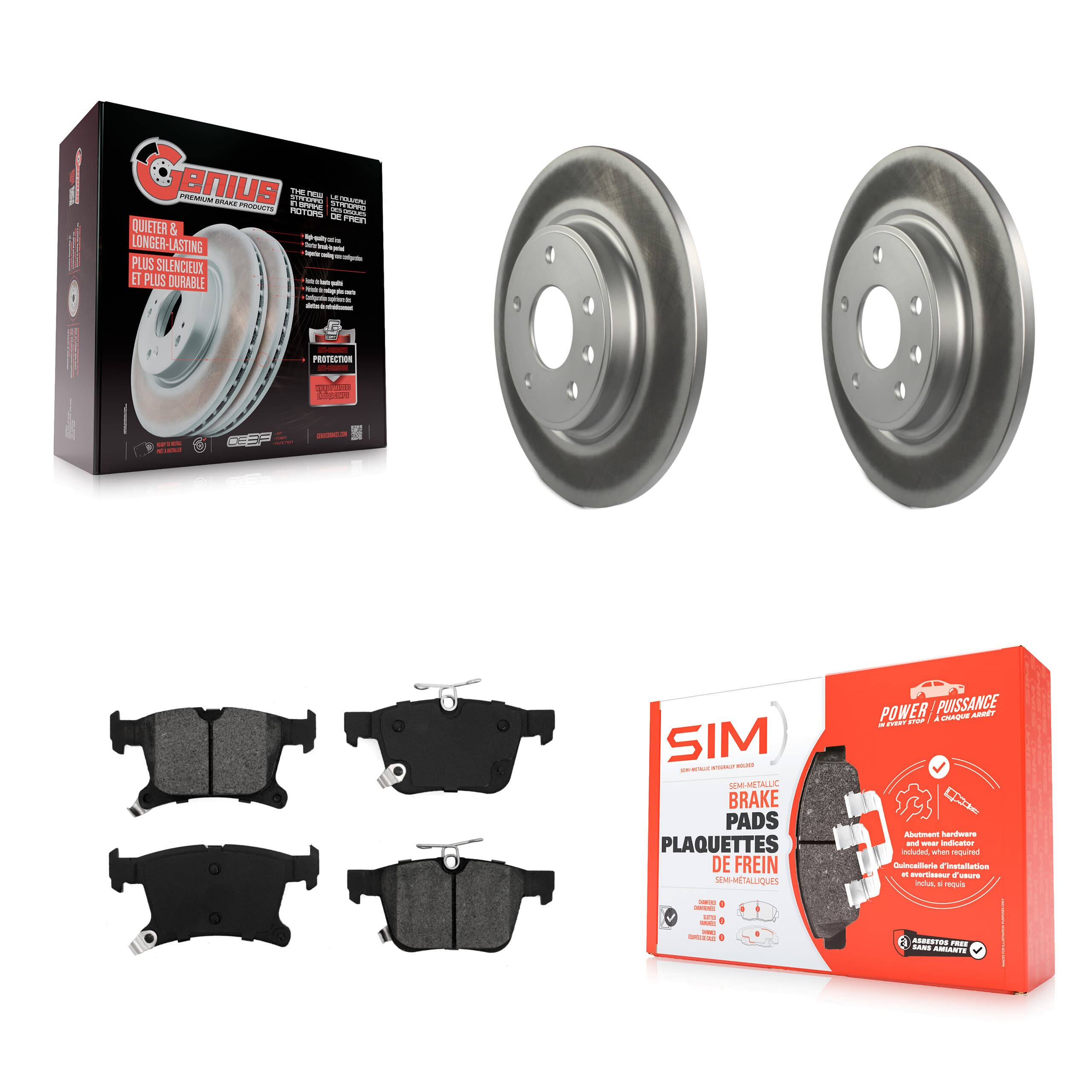 Transit Auto - KGS-102013 - Rear Disc Brake Kits image 1