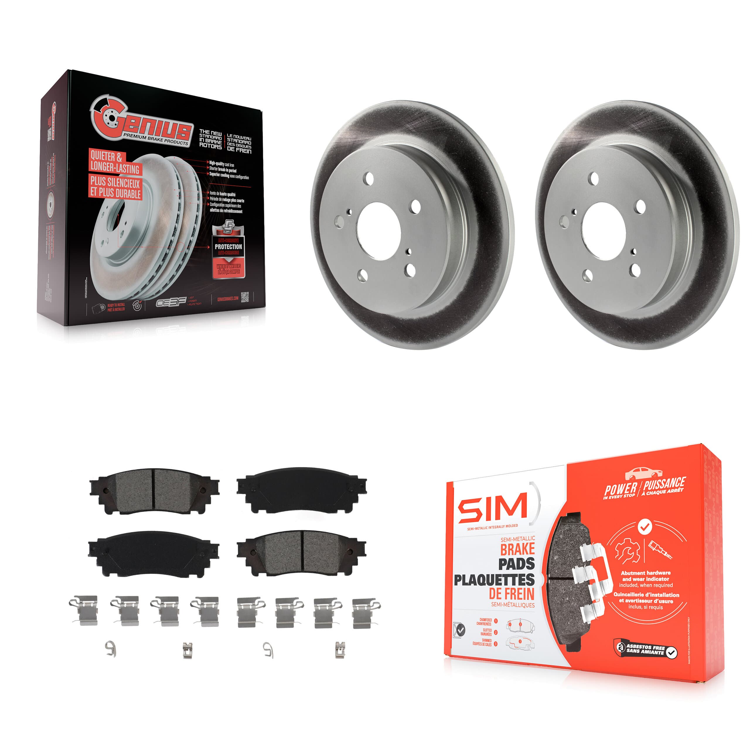 Transit Auto - KGS-102024 - Rear Disc Brake Kits image 1
