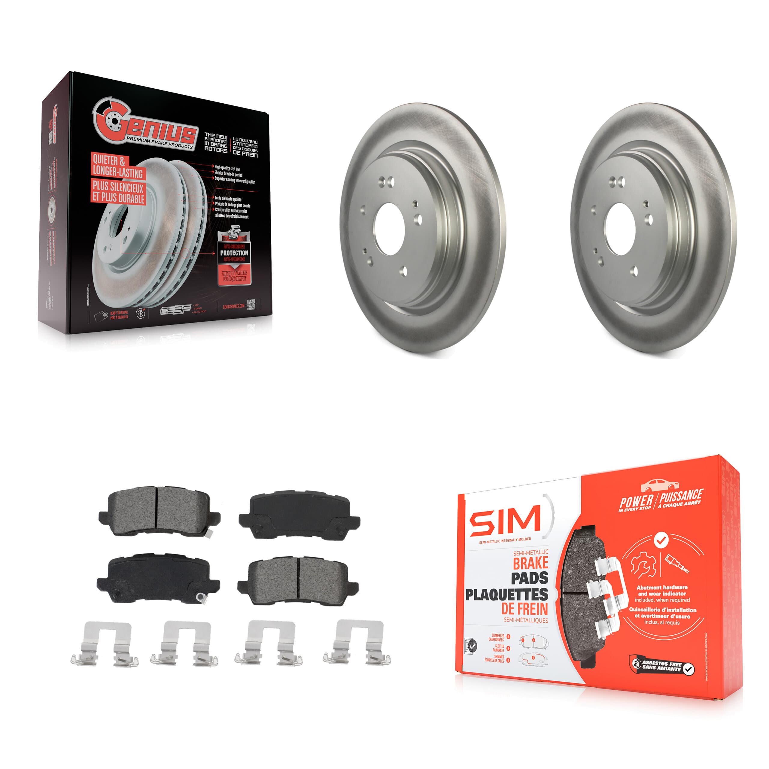 Transit Auto - KGS-102033 - Rear Disc Brake Kits image 1