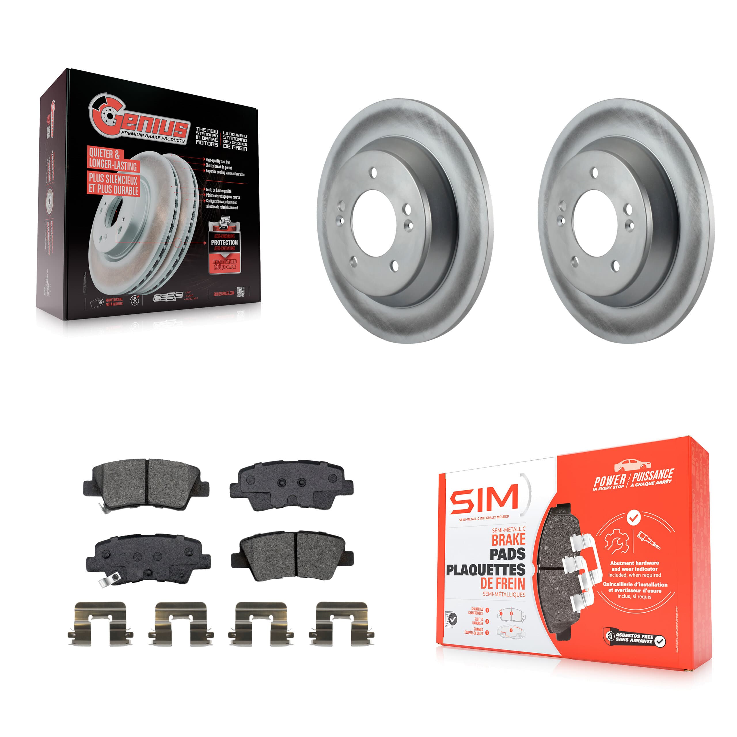 Transit Auto - KGS-102034 - Rear Disc Brake Kits image 1