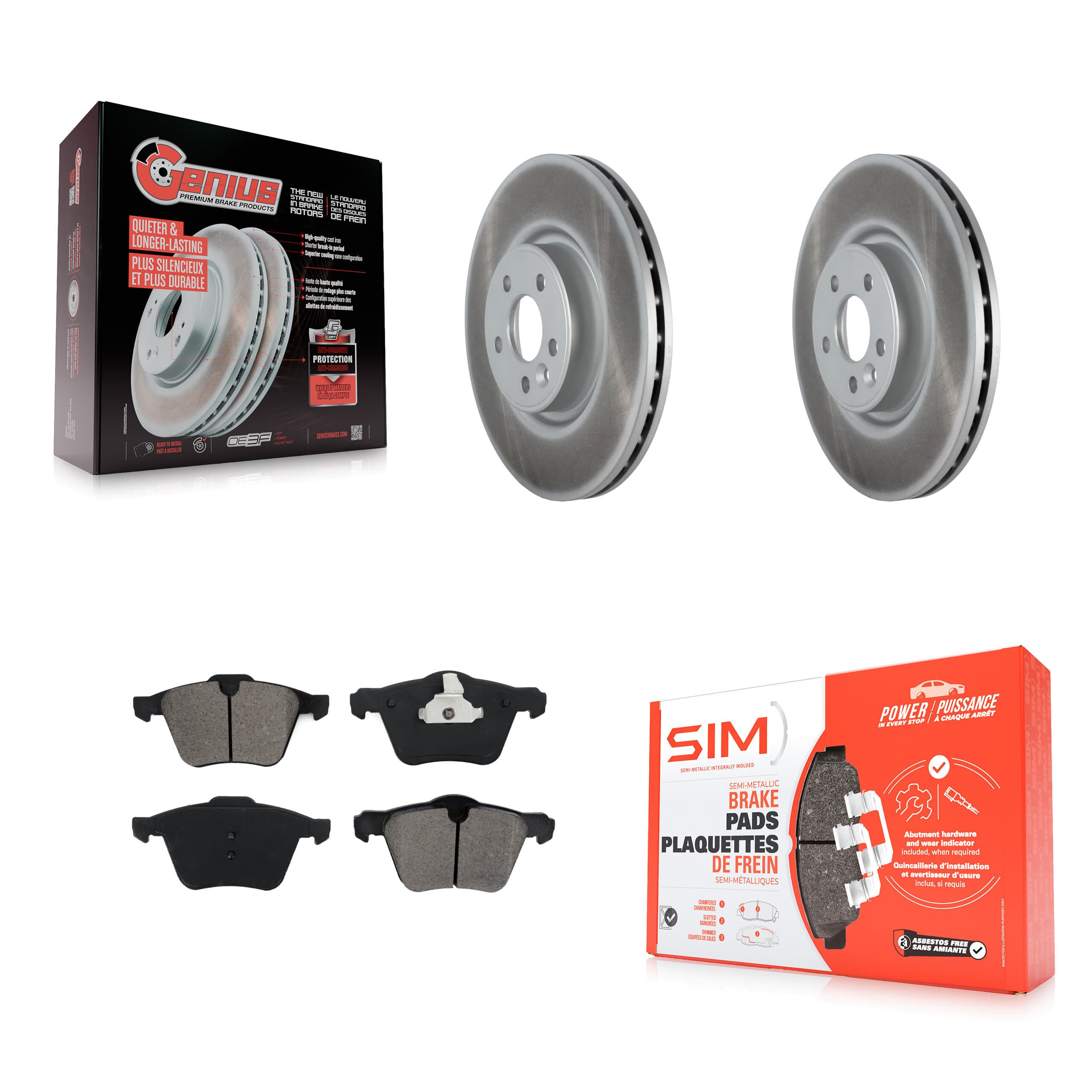 Transit Auto - KGS-102128 - Front Disc Brake Kits image 1