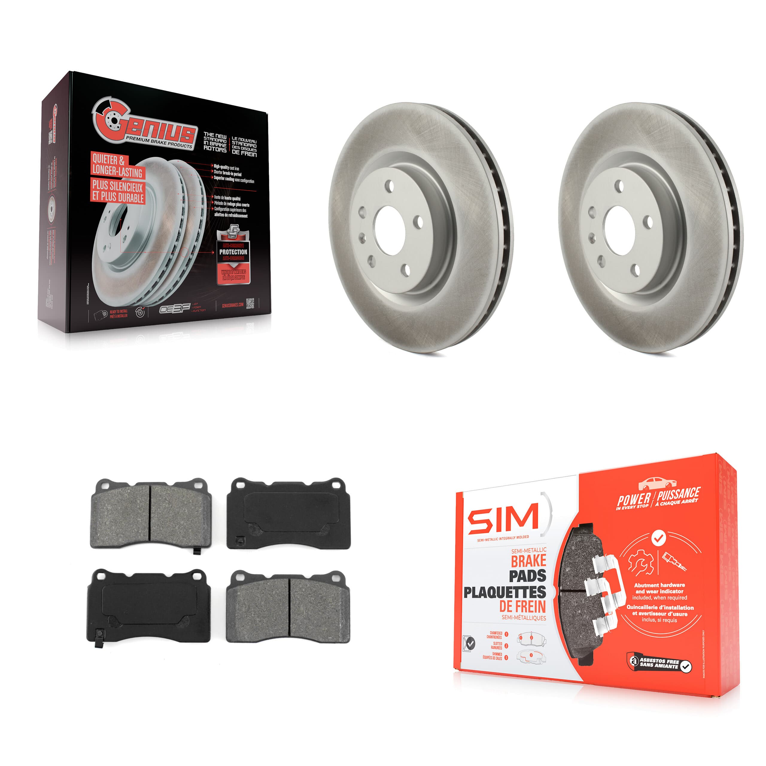 Transit Auto - KGS-102133 - Front Disc Brake Kits image 1