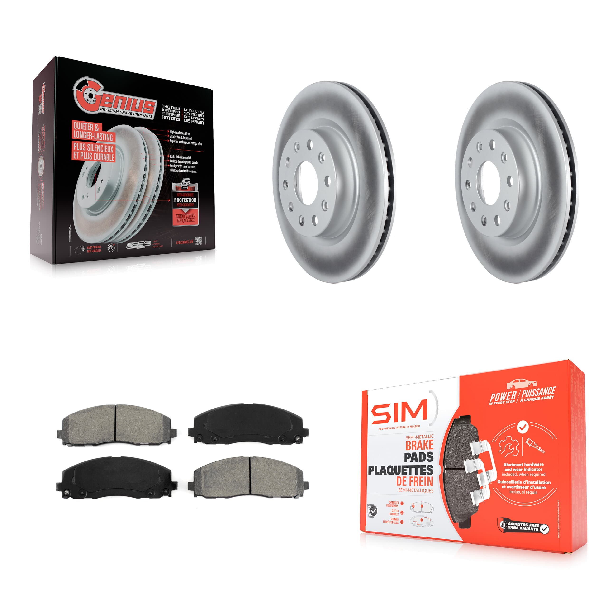 Transit Auto - KGS-102258 - Front Disc Brake Kits image 1
