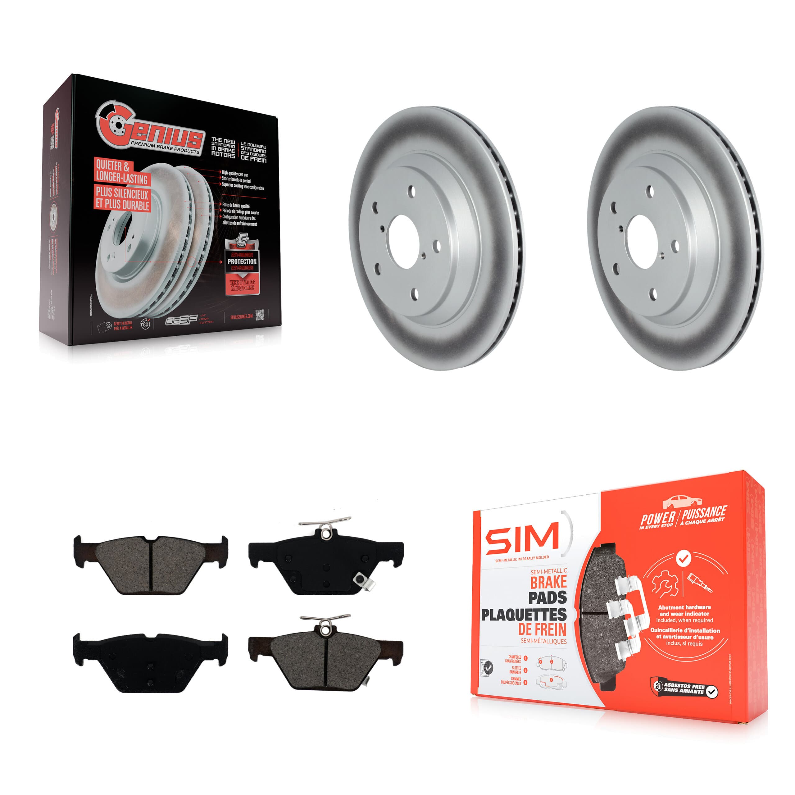 Transit Auto - KGS-102302 - Rear Disc Brake Kits image 1