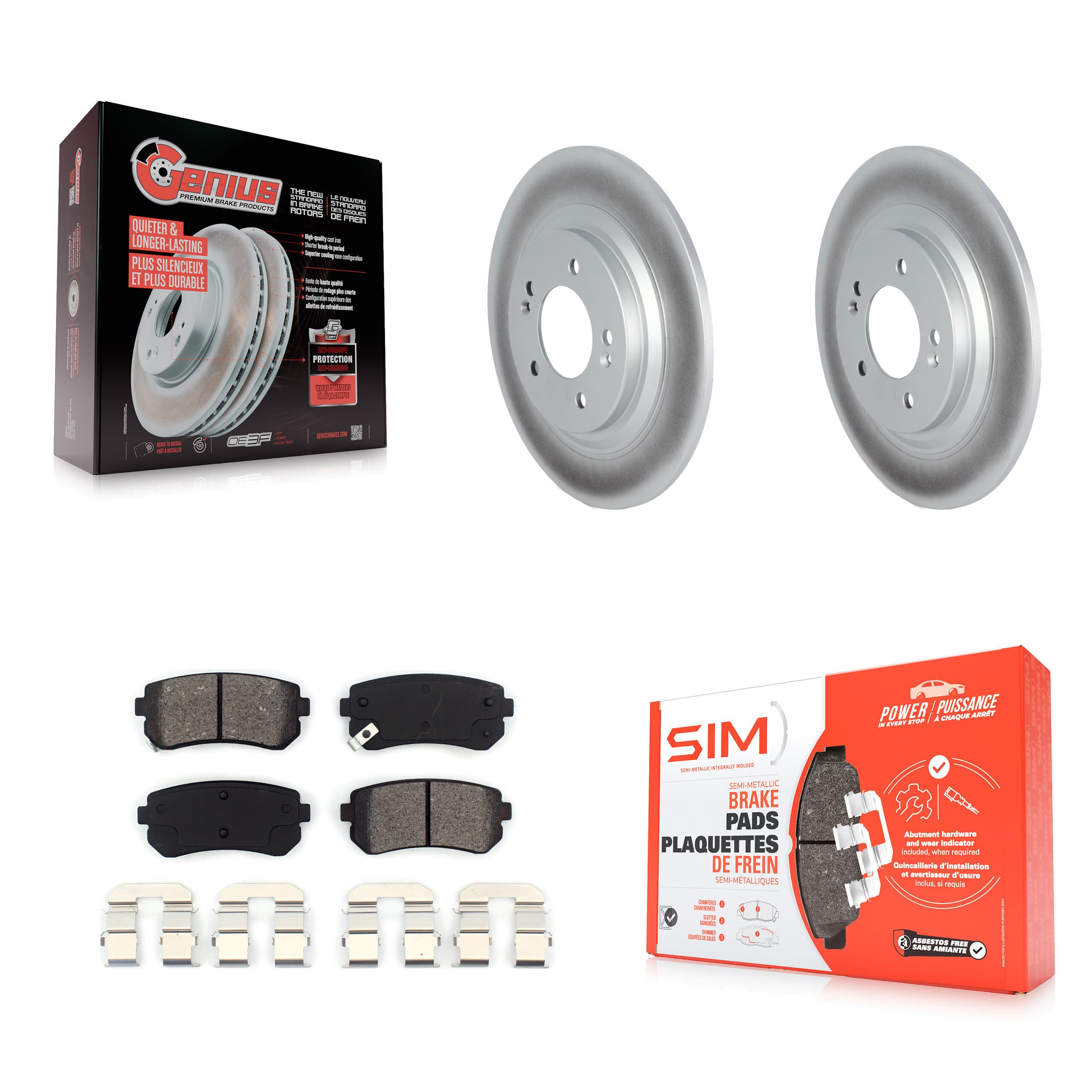 Transit Auto - KGS-102308 - Rear Disc Brake Kits image 1