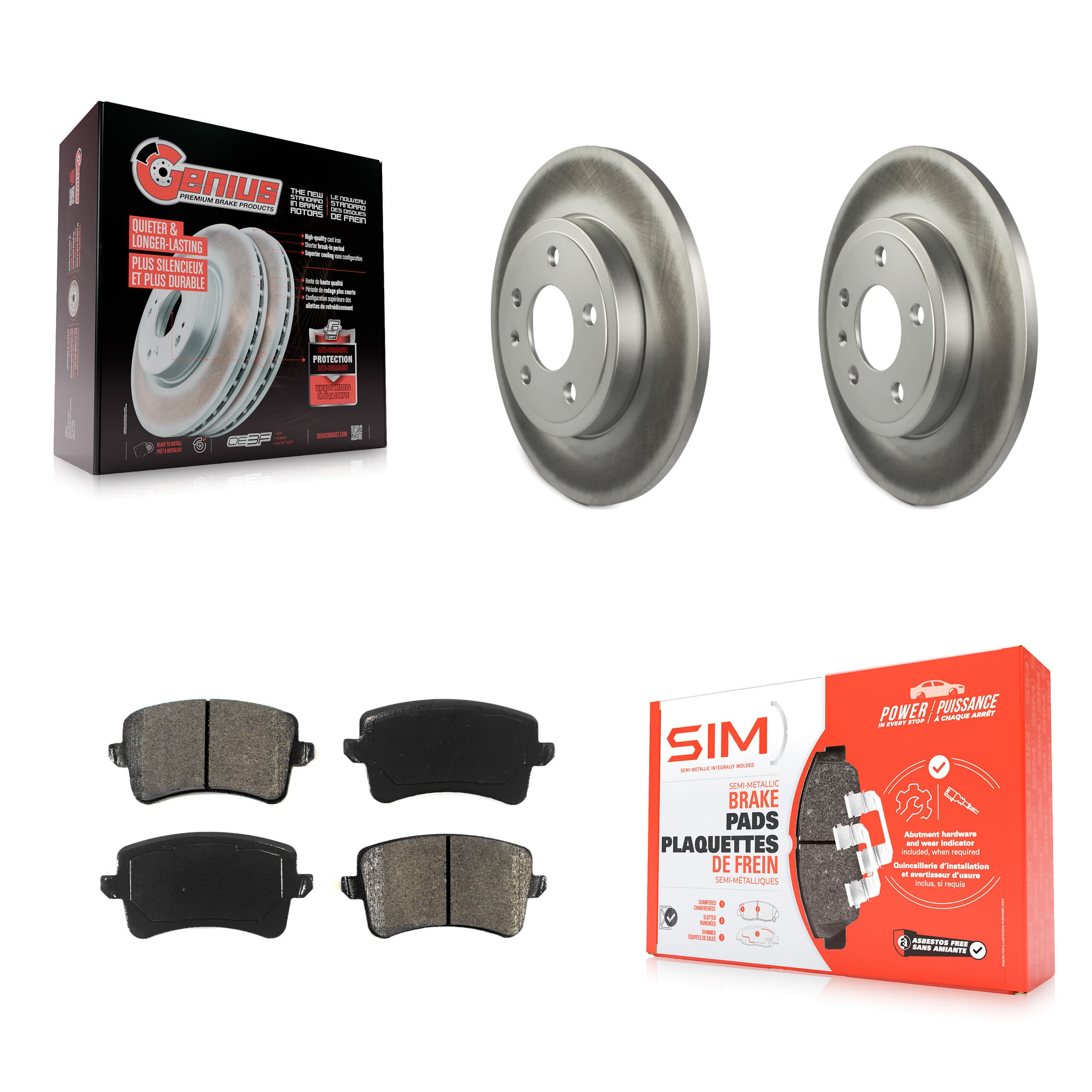 Transit Auto - KGS-102311 - Rear Disc Brake Kits image 1