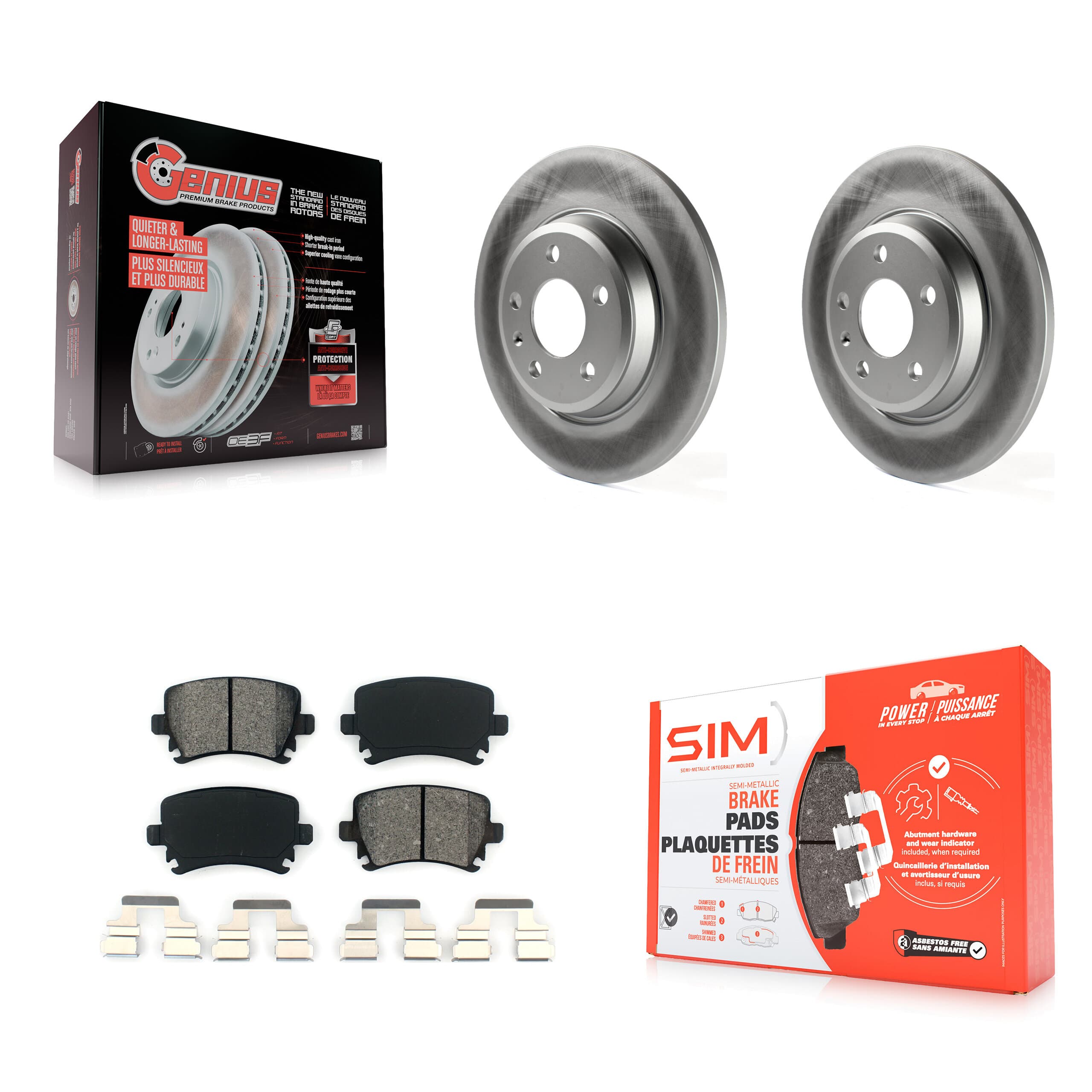 Transit Auto - KGS-102312 - Rear Disc Brake Kits image 1