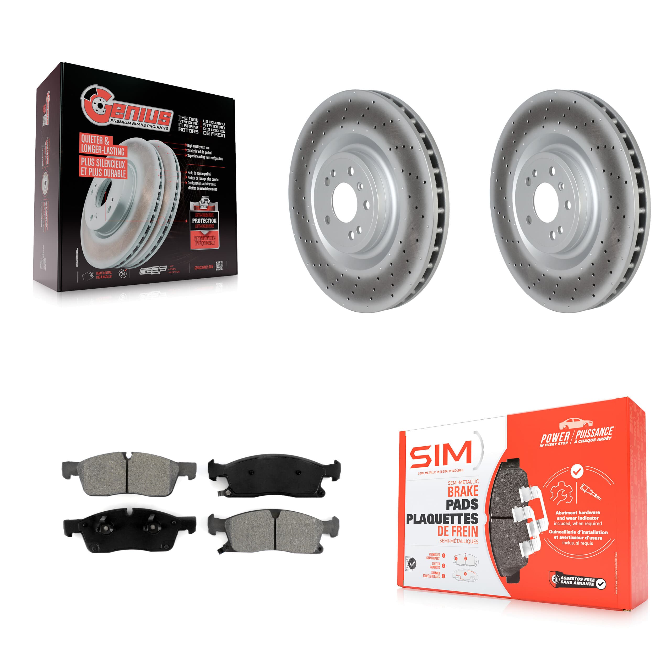 Transit Auto - KGS-102334 - Front Disc Brake Kits image 1