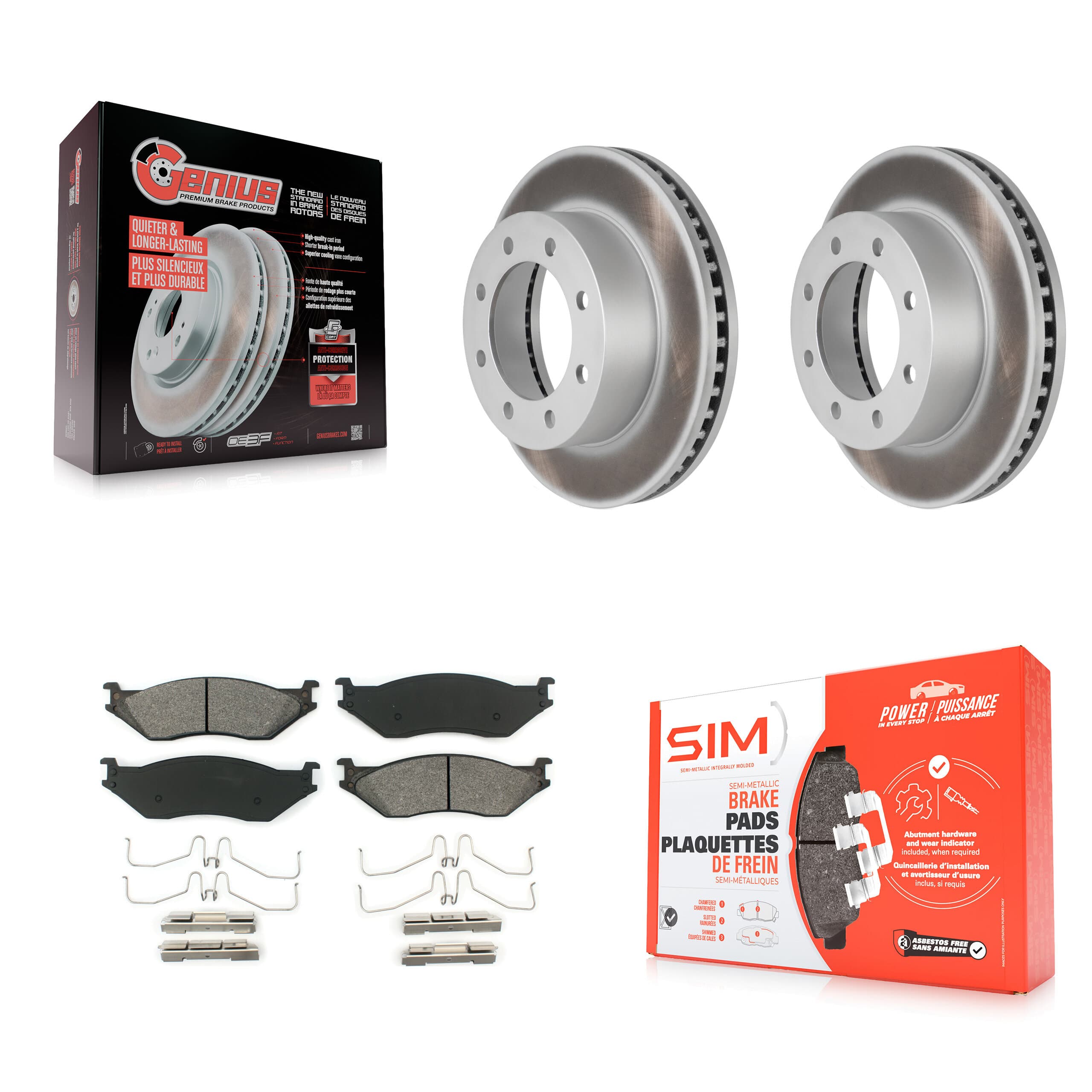 Transit Auto - KGS-102406 - Front Disc Brake Kits image 1