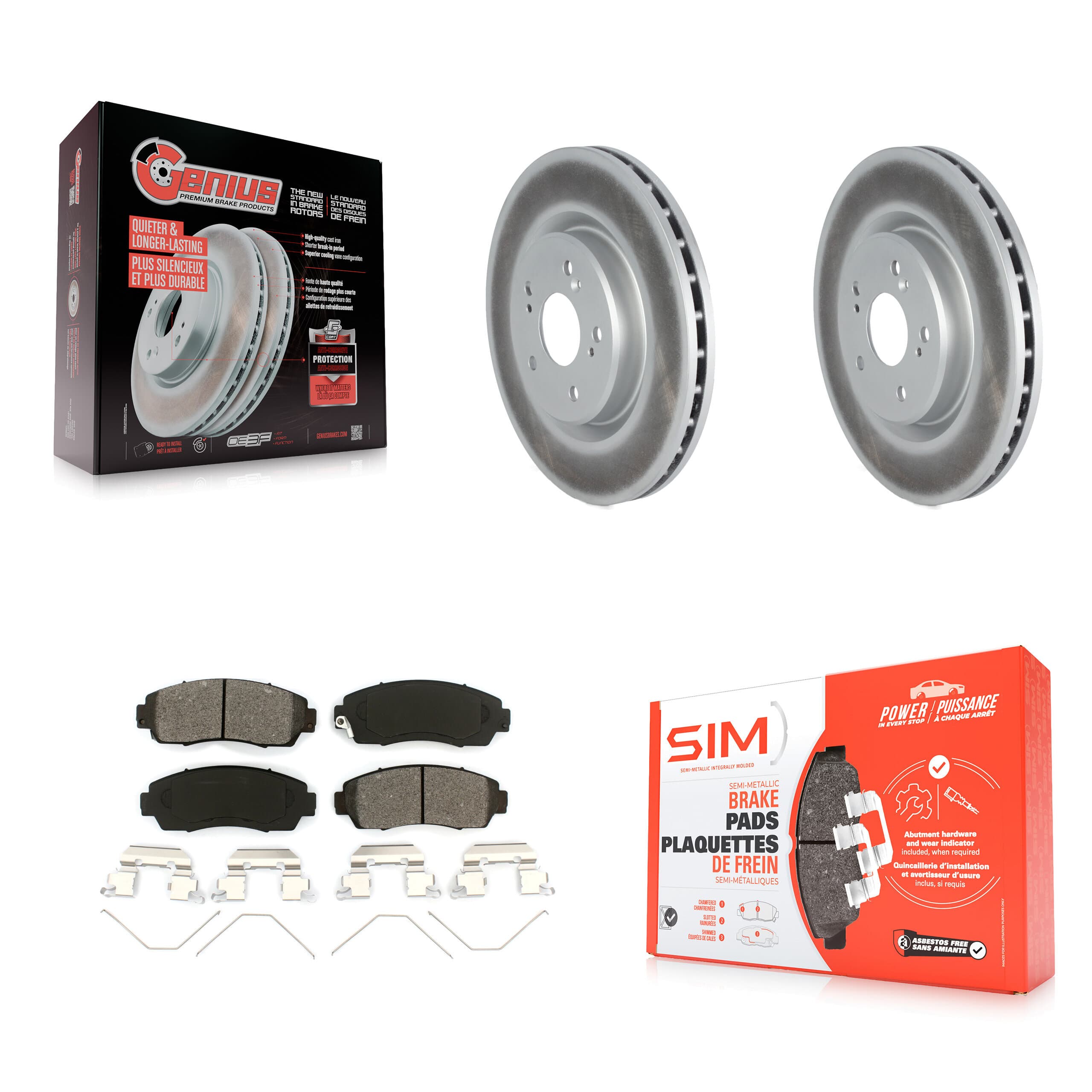 Transit Auto - KGS-102434 - Front Disc Brake Kits image 1