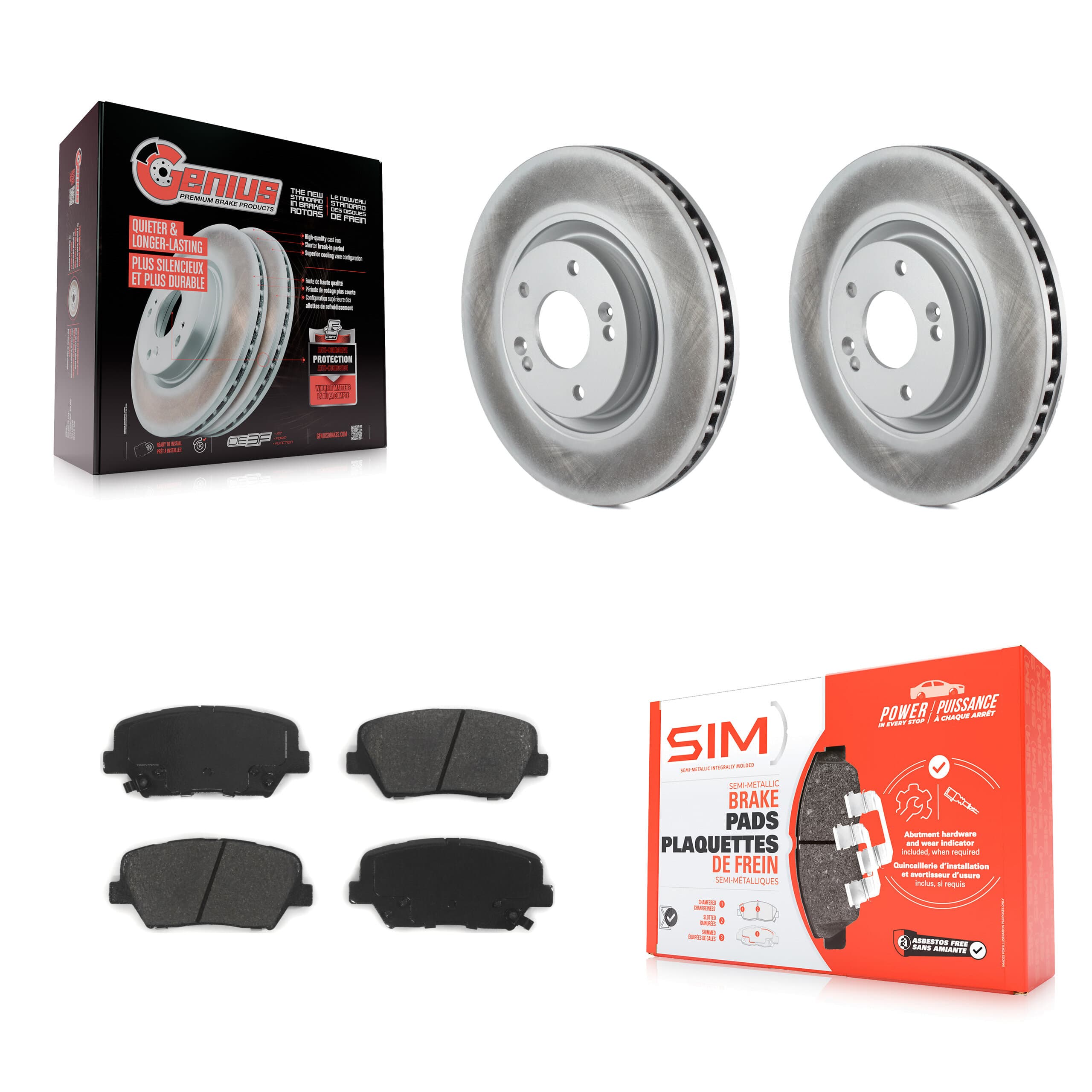 Transit Auto - KGS-102453 - Front Disc Brake Kits image 1
