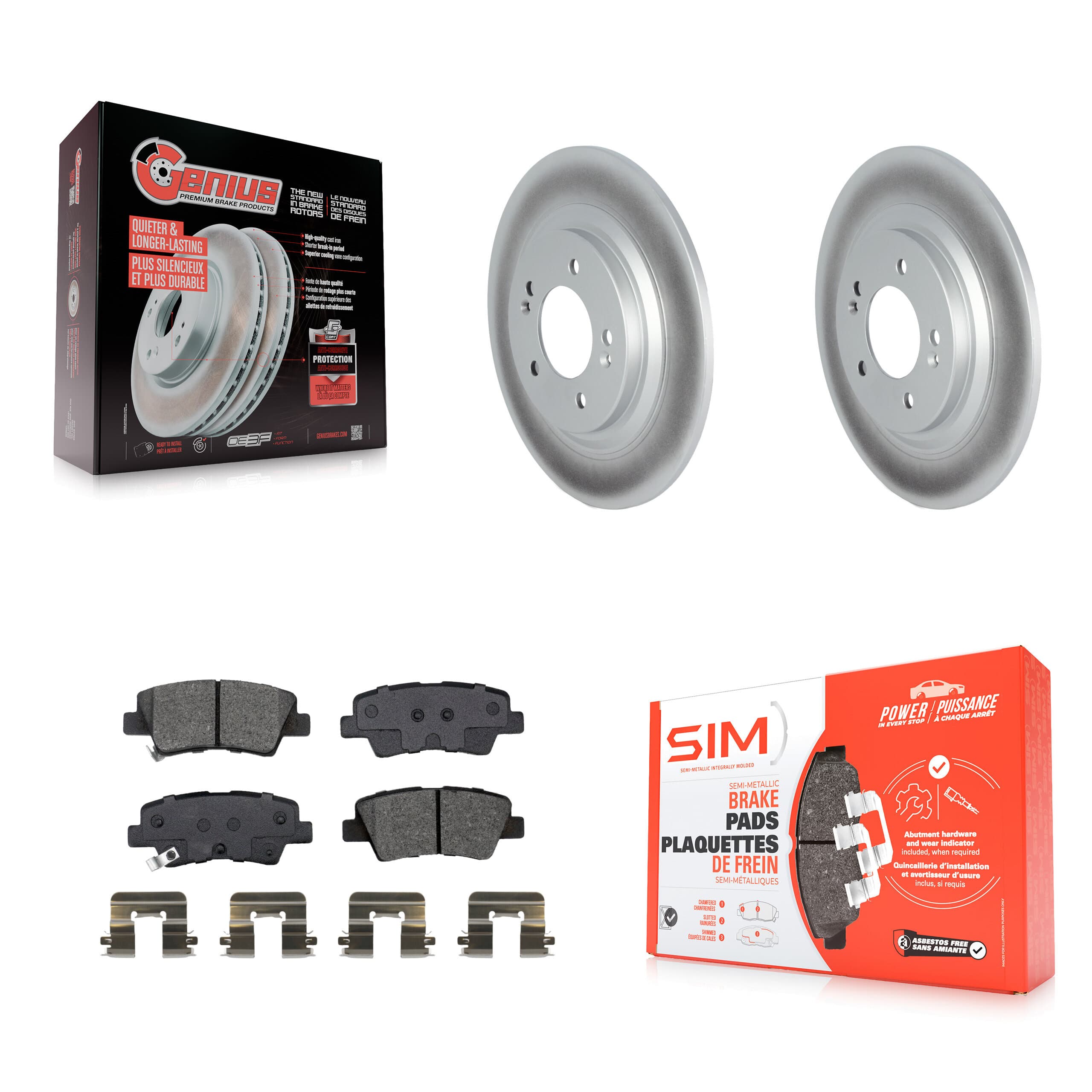 Transit Auto - KGS-102473 - Rear Disc Brake Kits image 1