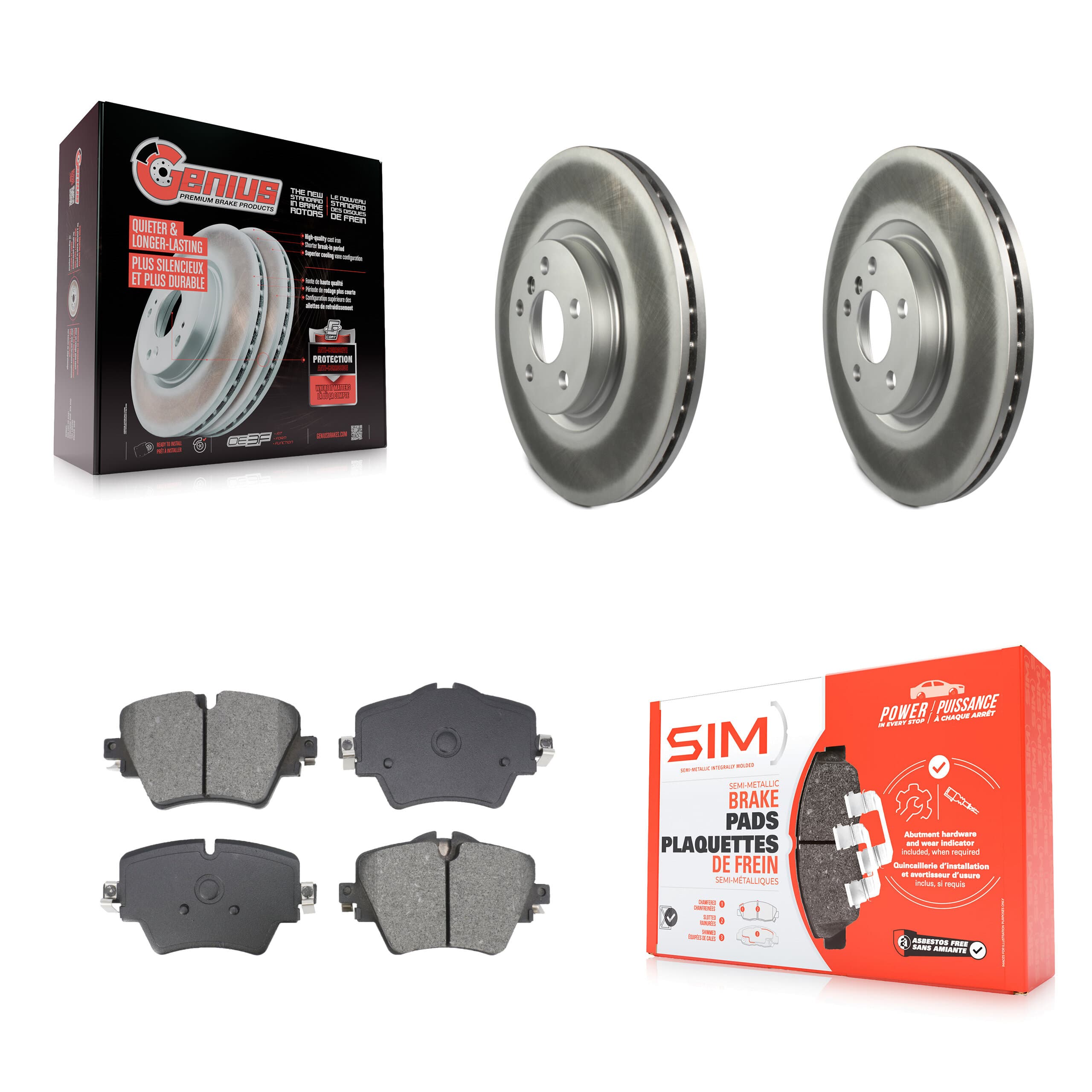 Transit Auto - KGS-102623 - Front Disc Brake Kits image 1