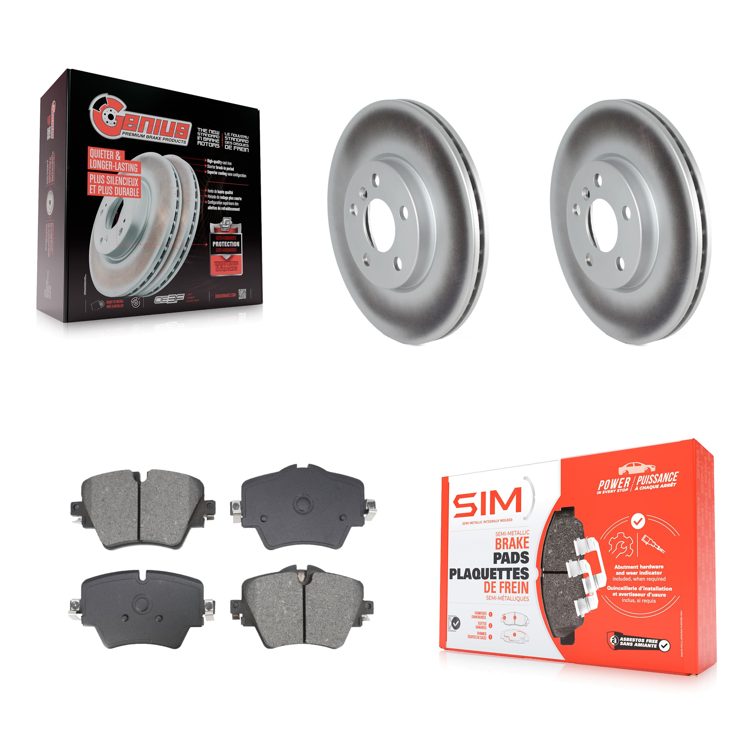 Transit Auto - KGS-102624 - Front Disc Brake Kits image 1