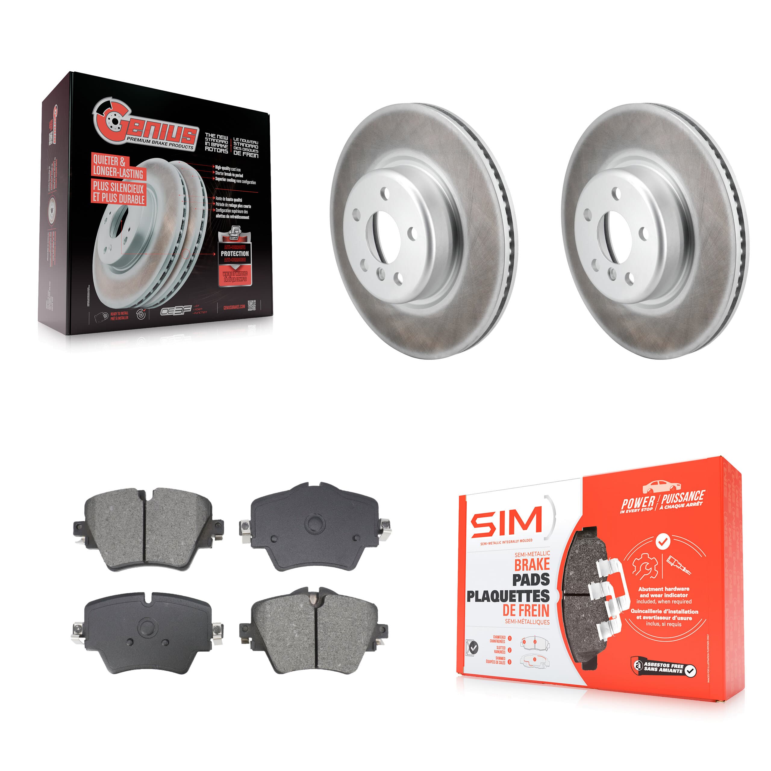 Transit Auto - KGS-102625 - Front Disc Brake Kits image 1