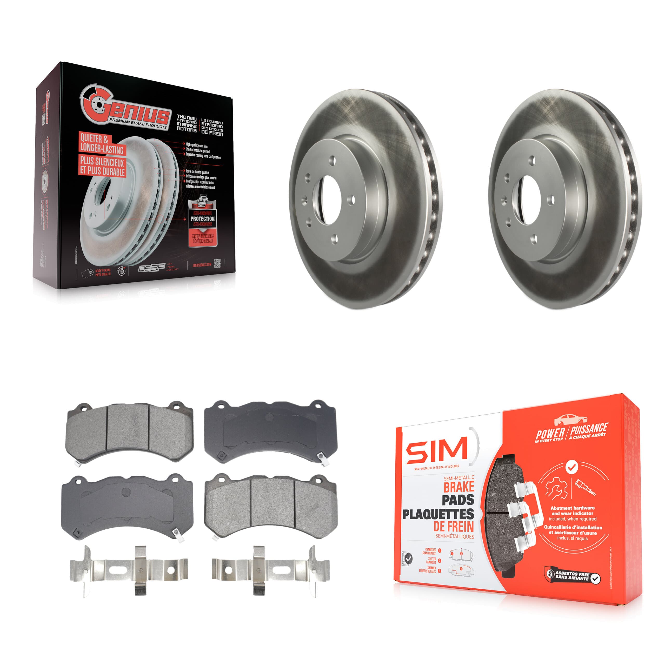 Transit Auto - KGS-102636 - Front Disc Brake Kits image 1