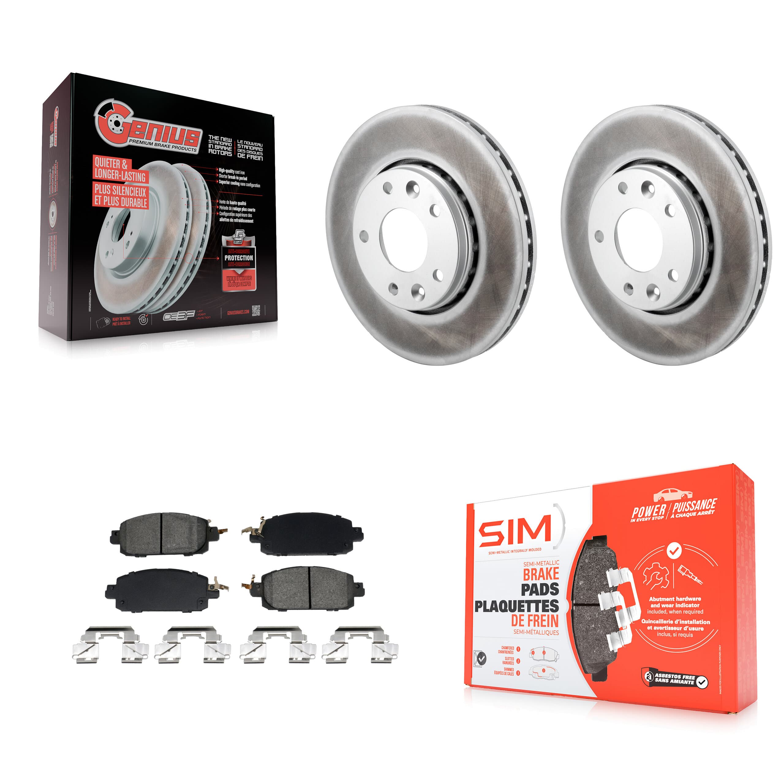 Transit Auto - KGS-102642 - Front Disc Brake Kits image 1