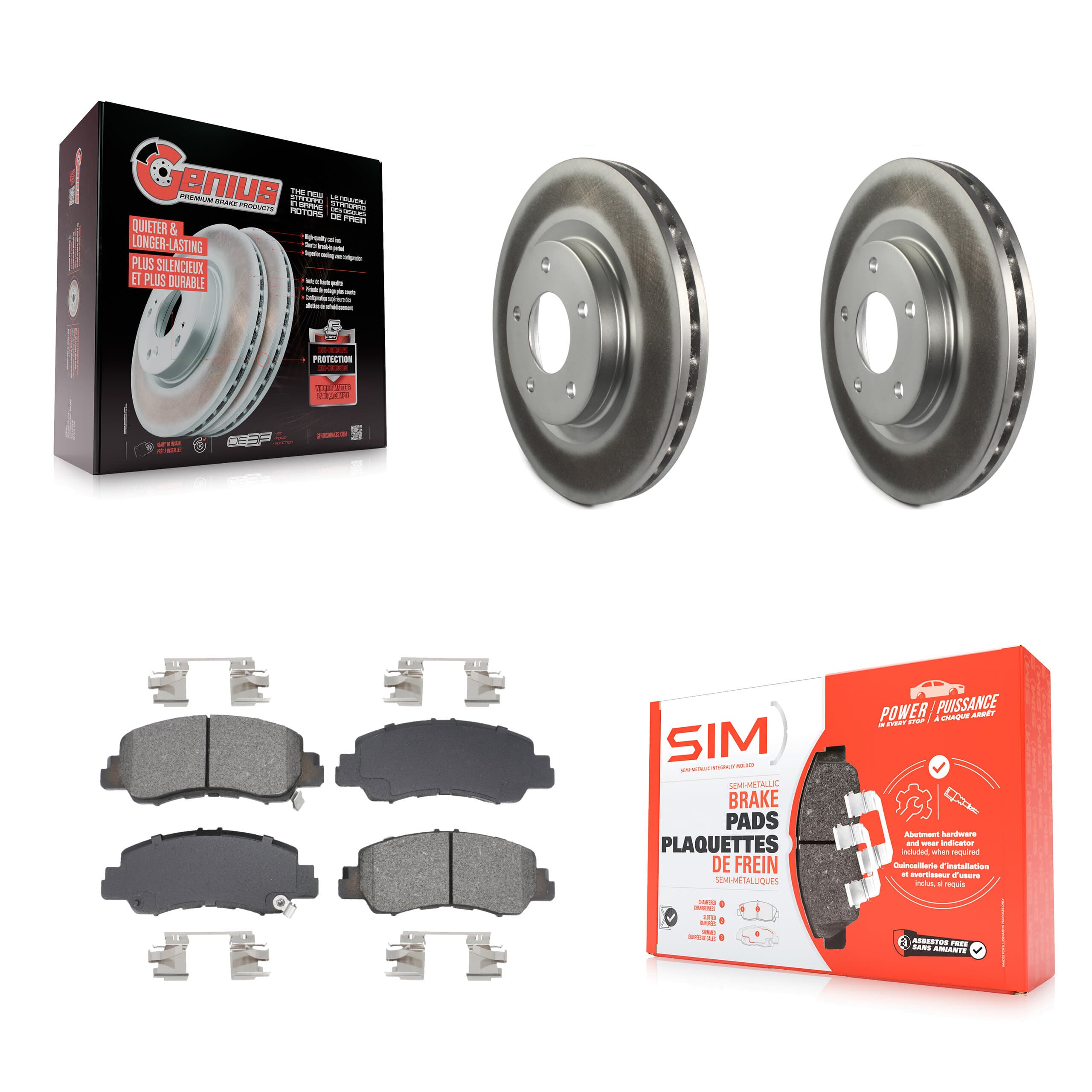 Transit Auto - KGS-102648 - Front Disc Brake Kits image 1