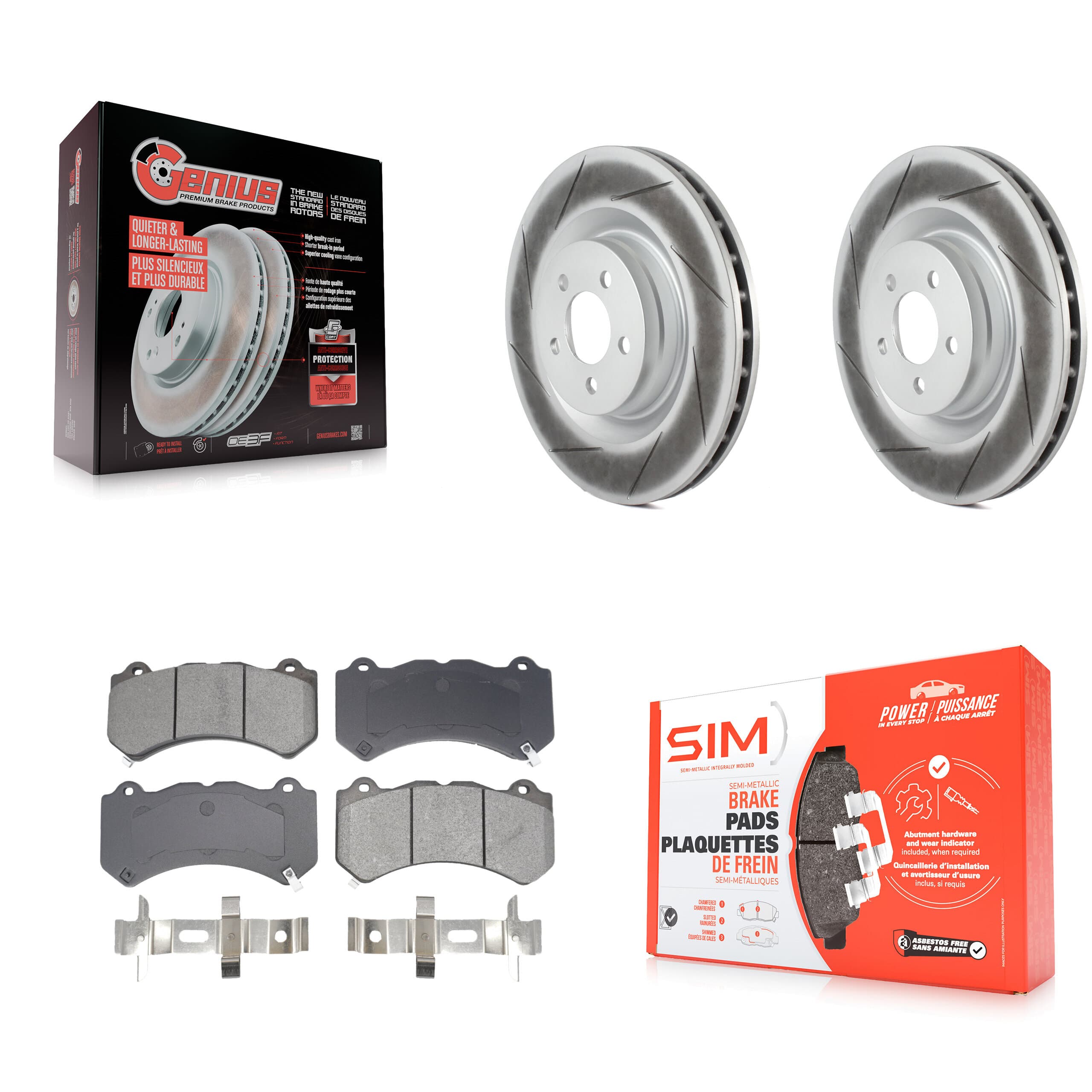 Transit Auto - KGS-102665 - Front Disc Brake Kits image 1