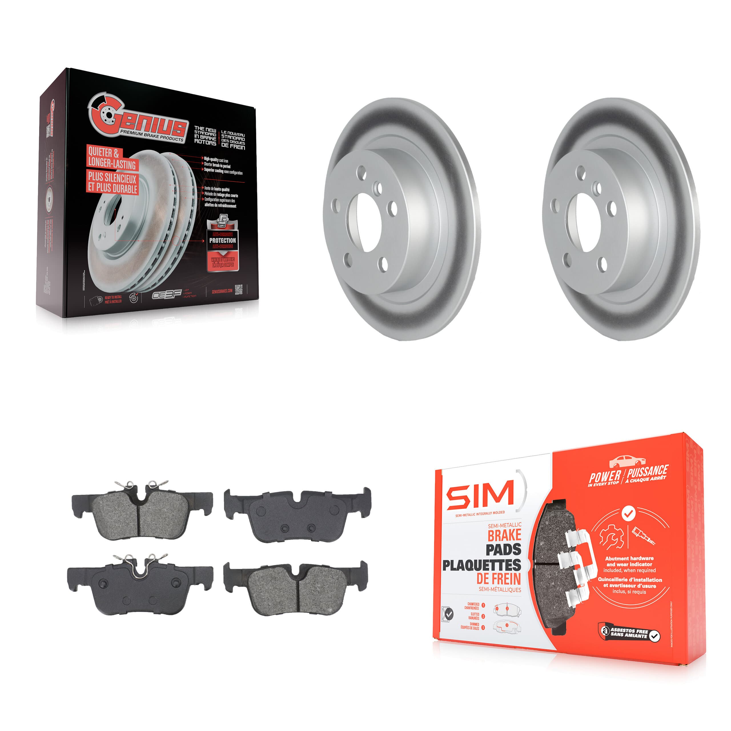 Transit Auto - KGS-102694 - Rear Disc Brake Kits image 1