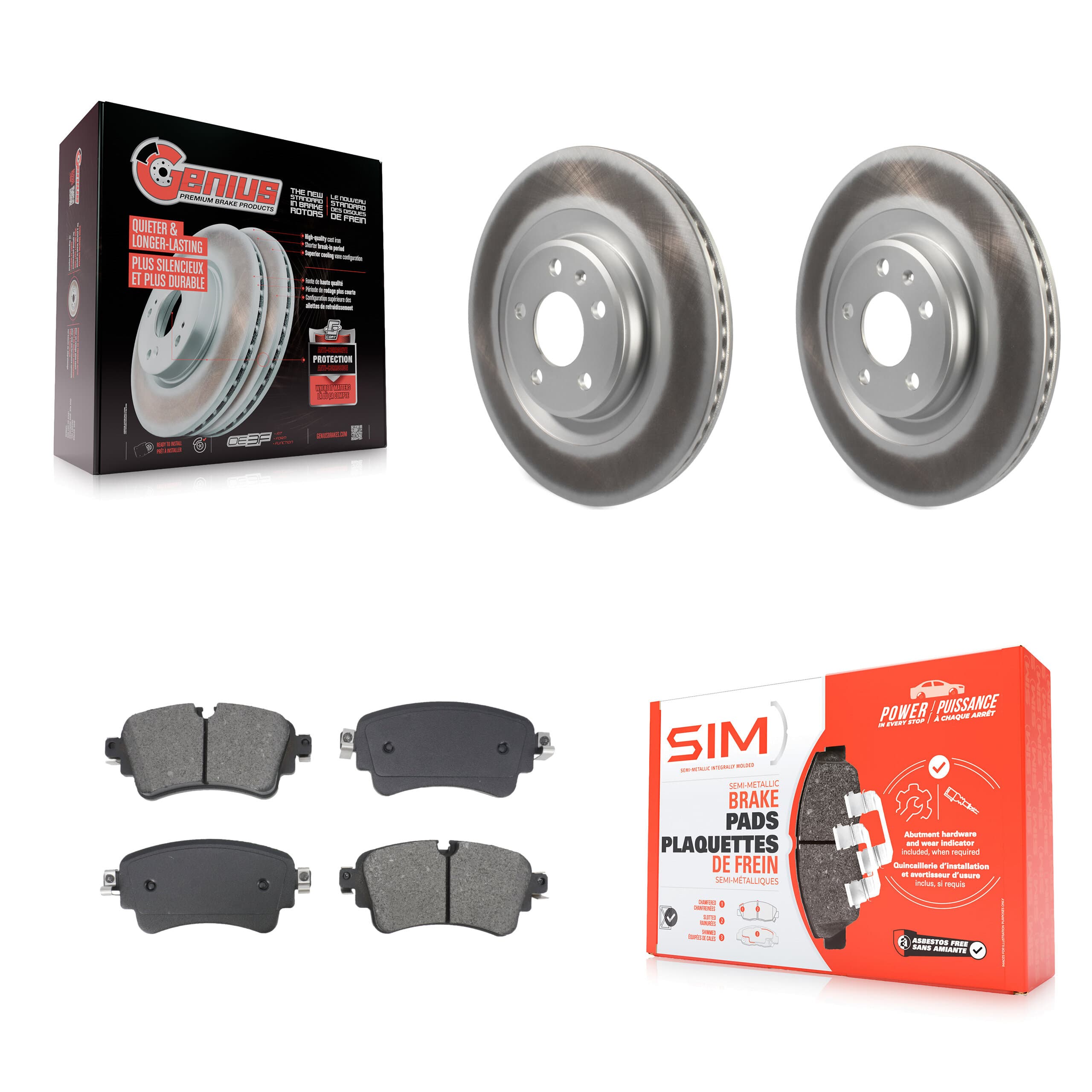 Transit Auto - KGS-102699 - Rear Disc Brake Kits image 1