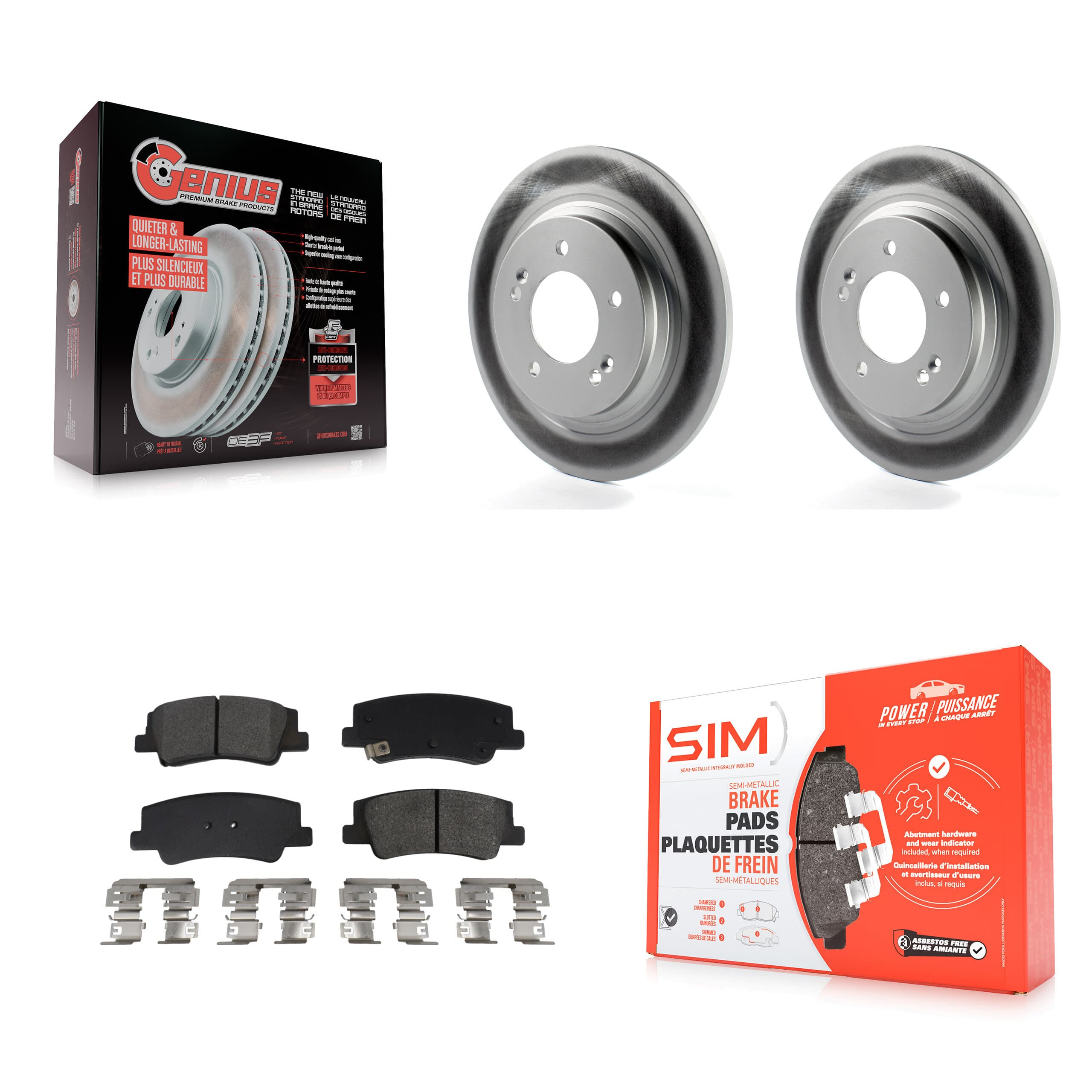 Transit Auto - KGS-102721 - Rear Disc Brake Kits image 1