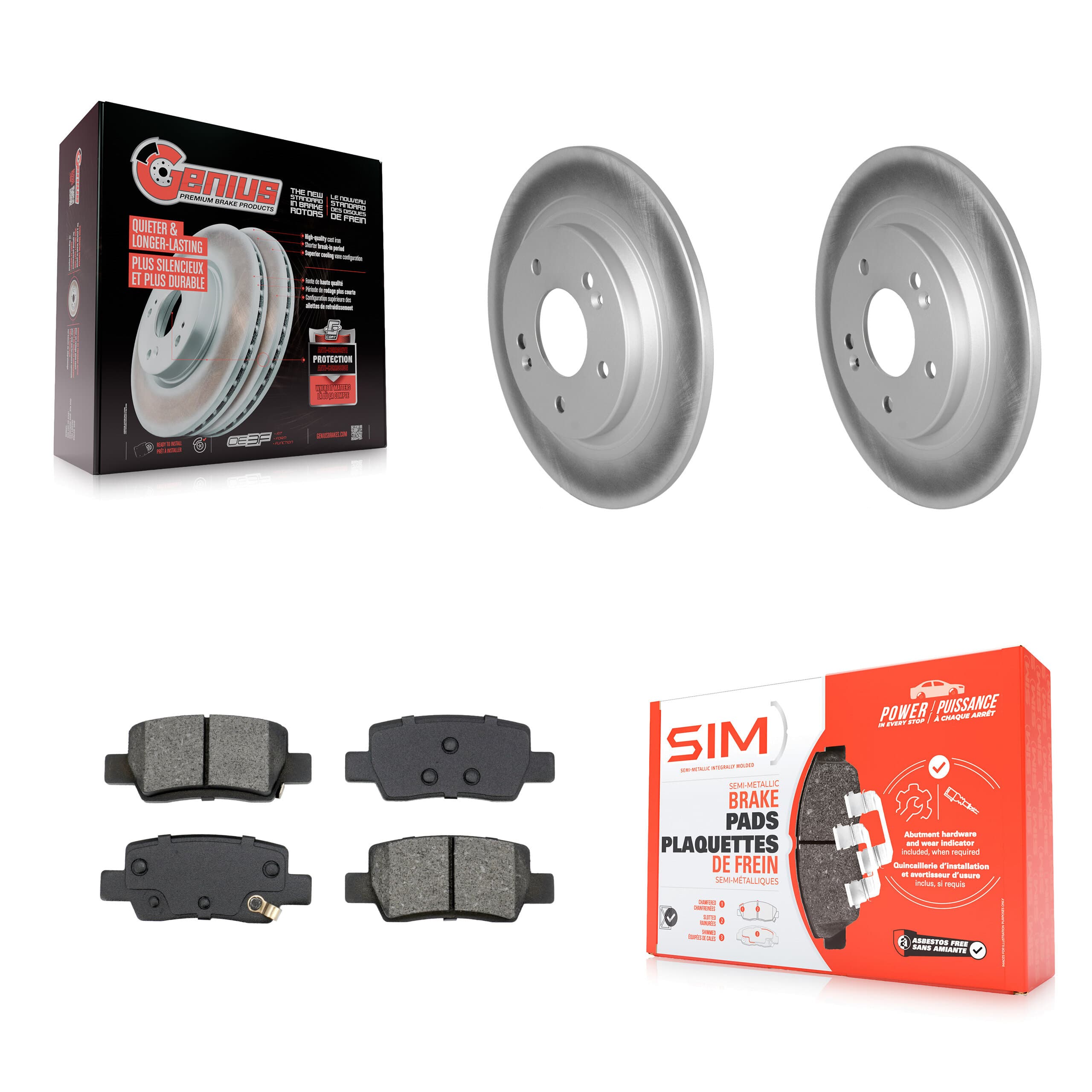 Transit Auto - KGS-102722 - Rear Disc Brake Kits image 1
