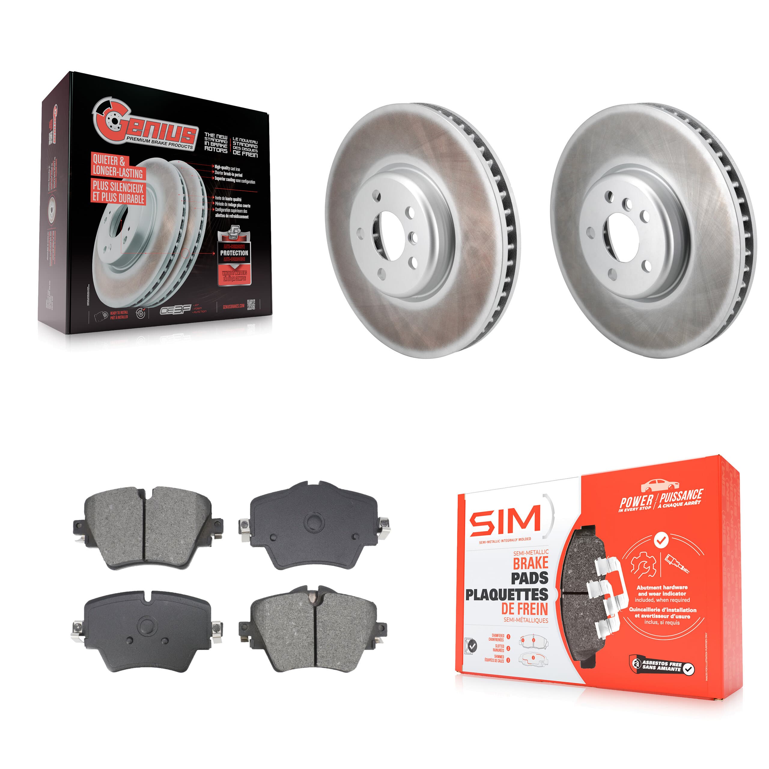 Transit Auto - KGS-102750 - Front Disc Brake Kits image 1