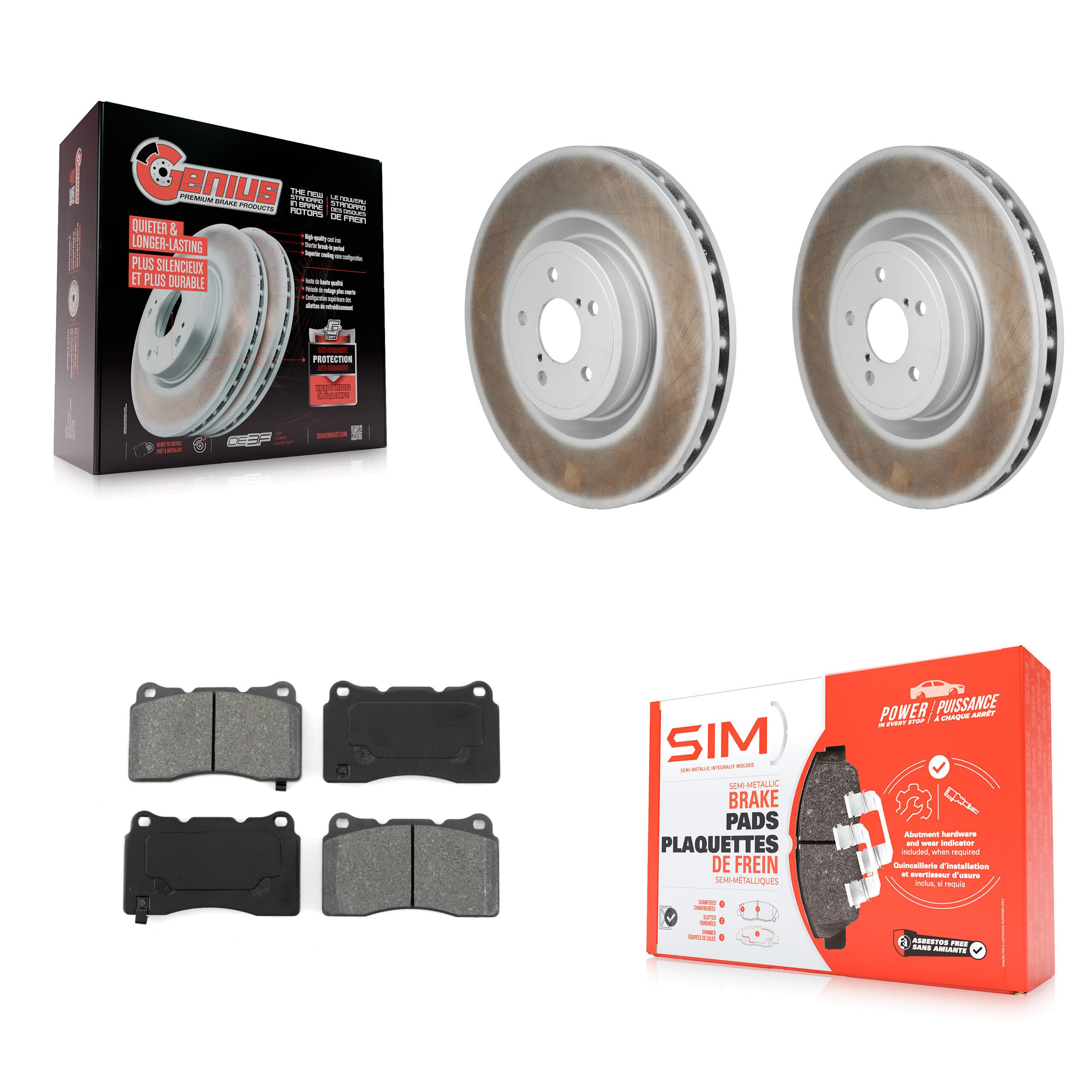 Transit Auto - KGS-102816 - Front Disc Brake Kits image 1