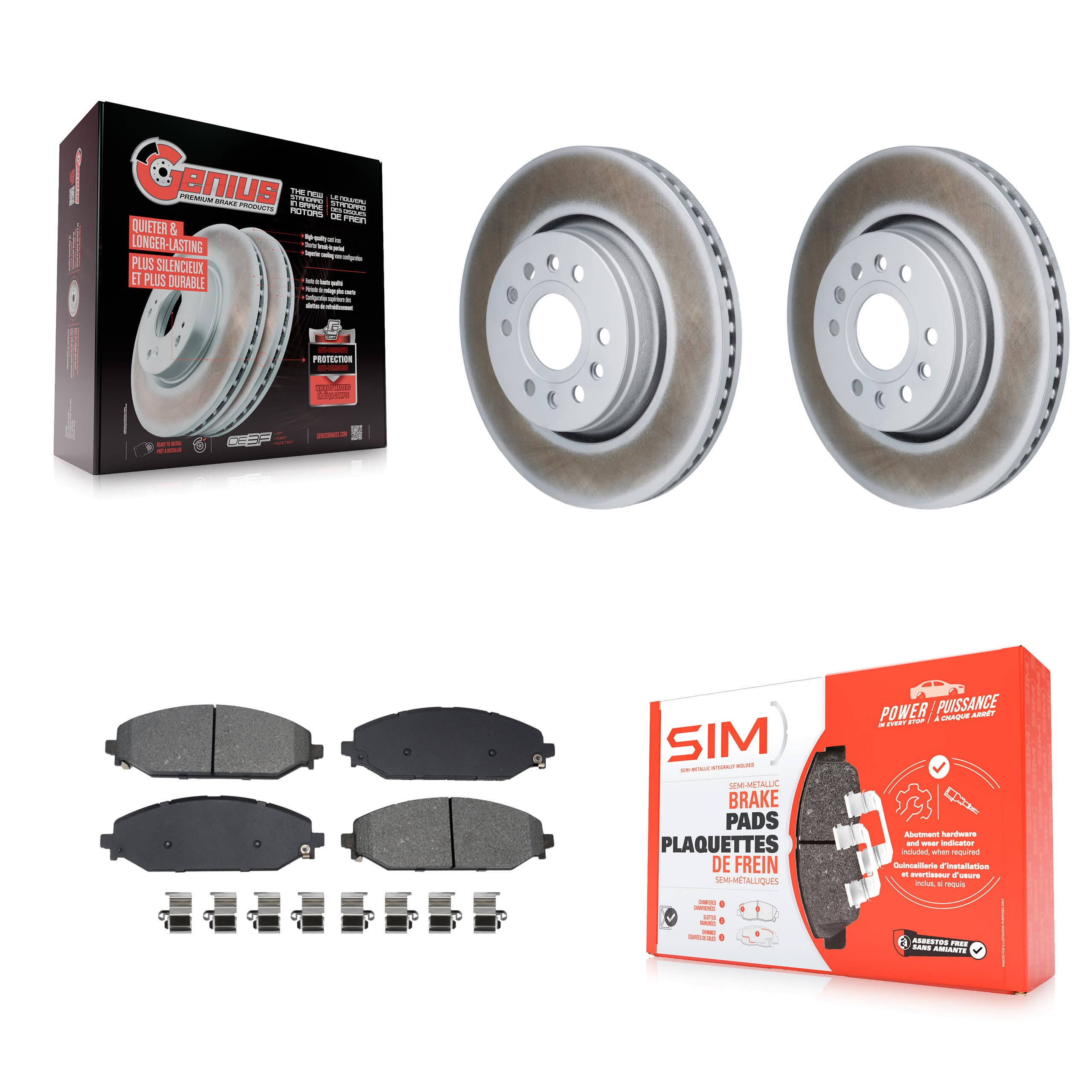 Transit Auto - KGS-102818 - Front Disc Brake Kits image 1