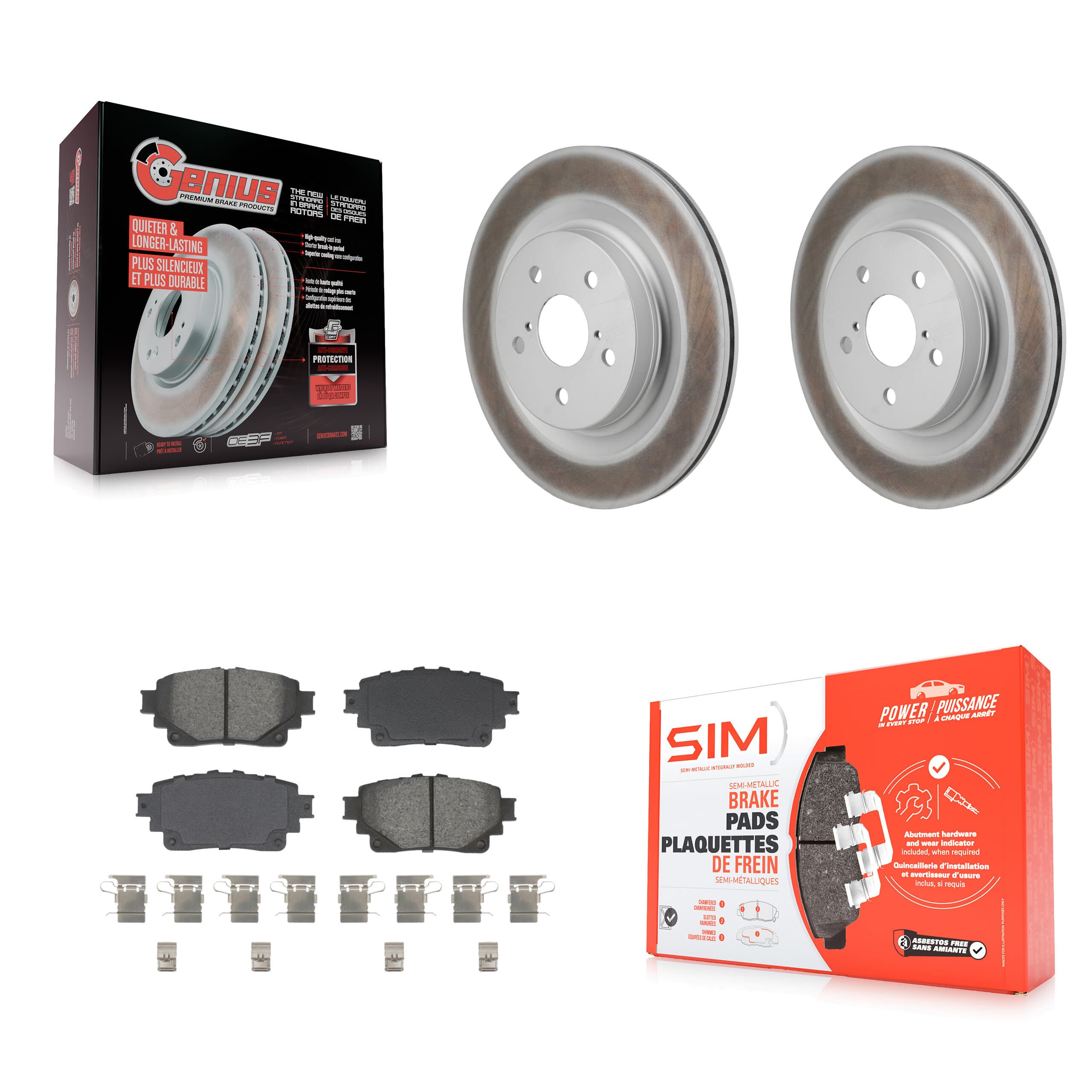 Transit Auto - KGS-102838 - Rear Disc Brake Kits image 1